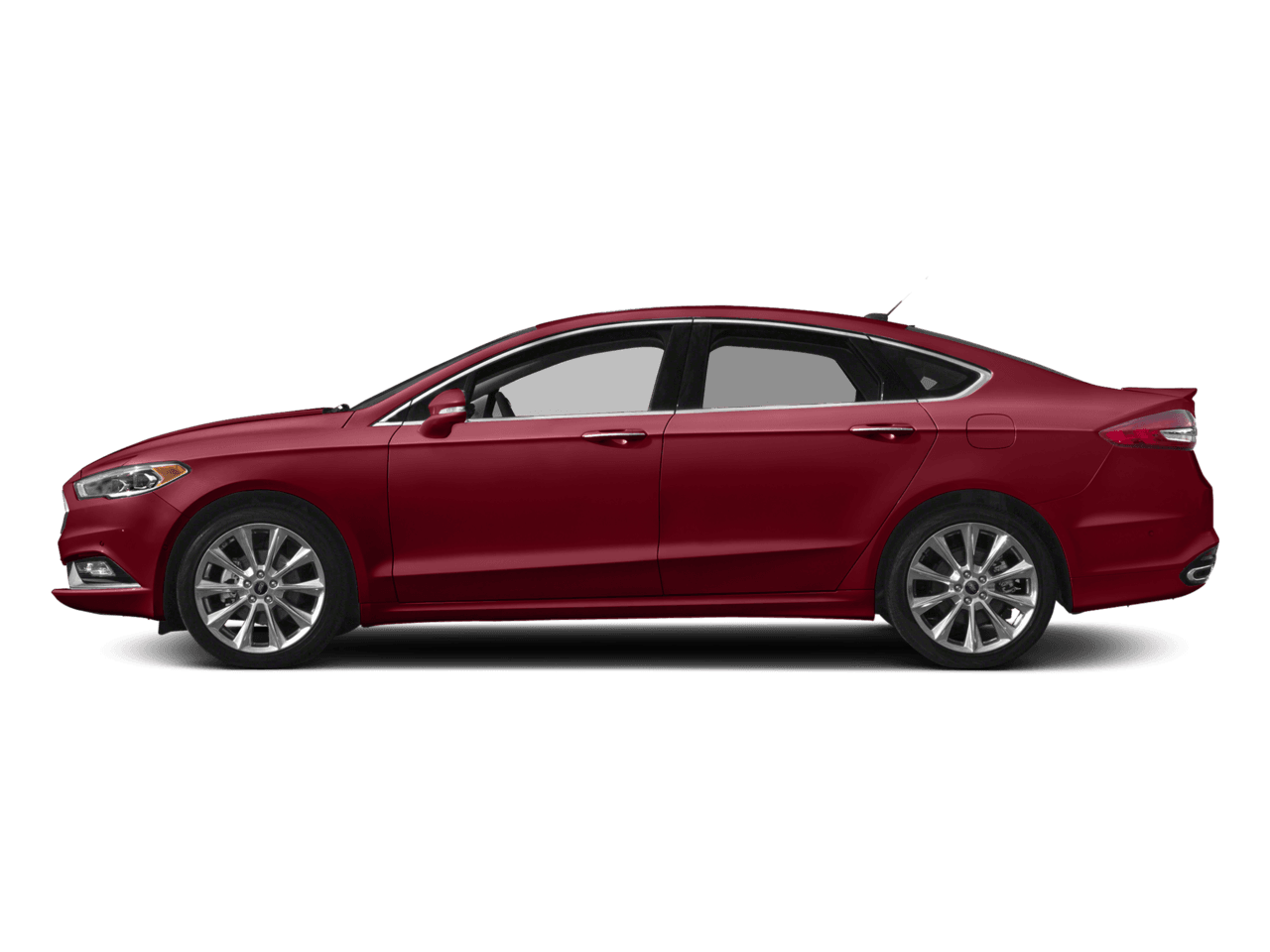 2018 Ford Fusion Platinum FWD - Profile, facing to the left