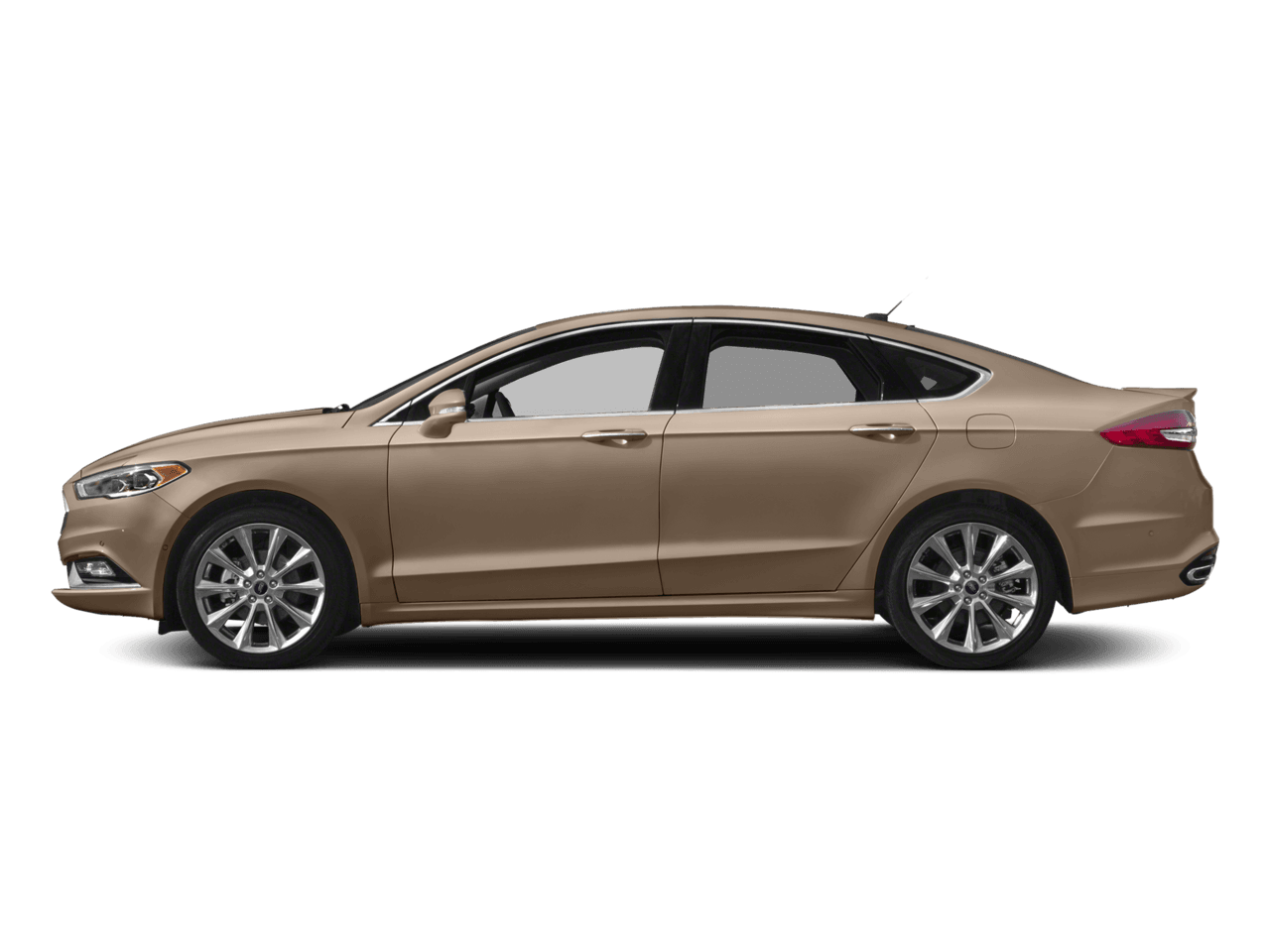 2018 Ford Fusion Platinum FWD - Profile, facing to the left
