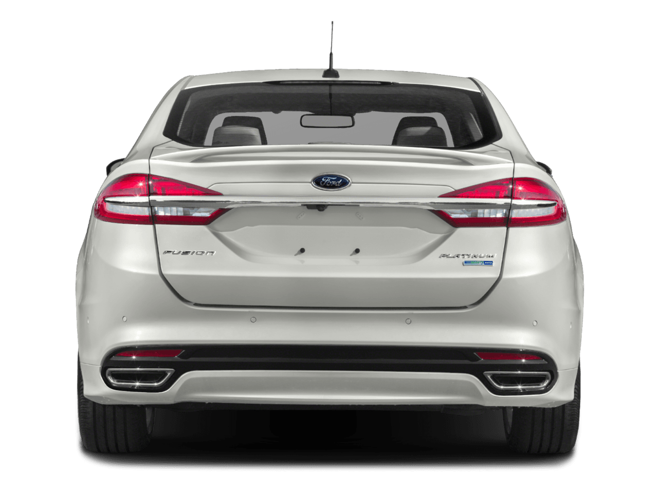 2018 Ford Fusion Platinum FWD - Rear (full)