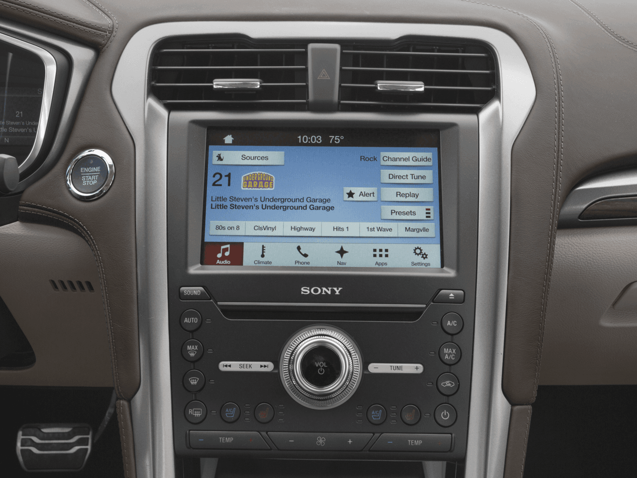 2018 Ford Fusion Platinum FWD - Interior Stereo System