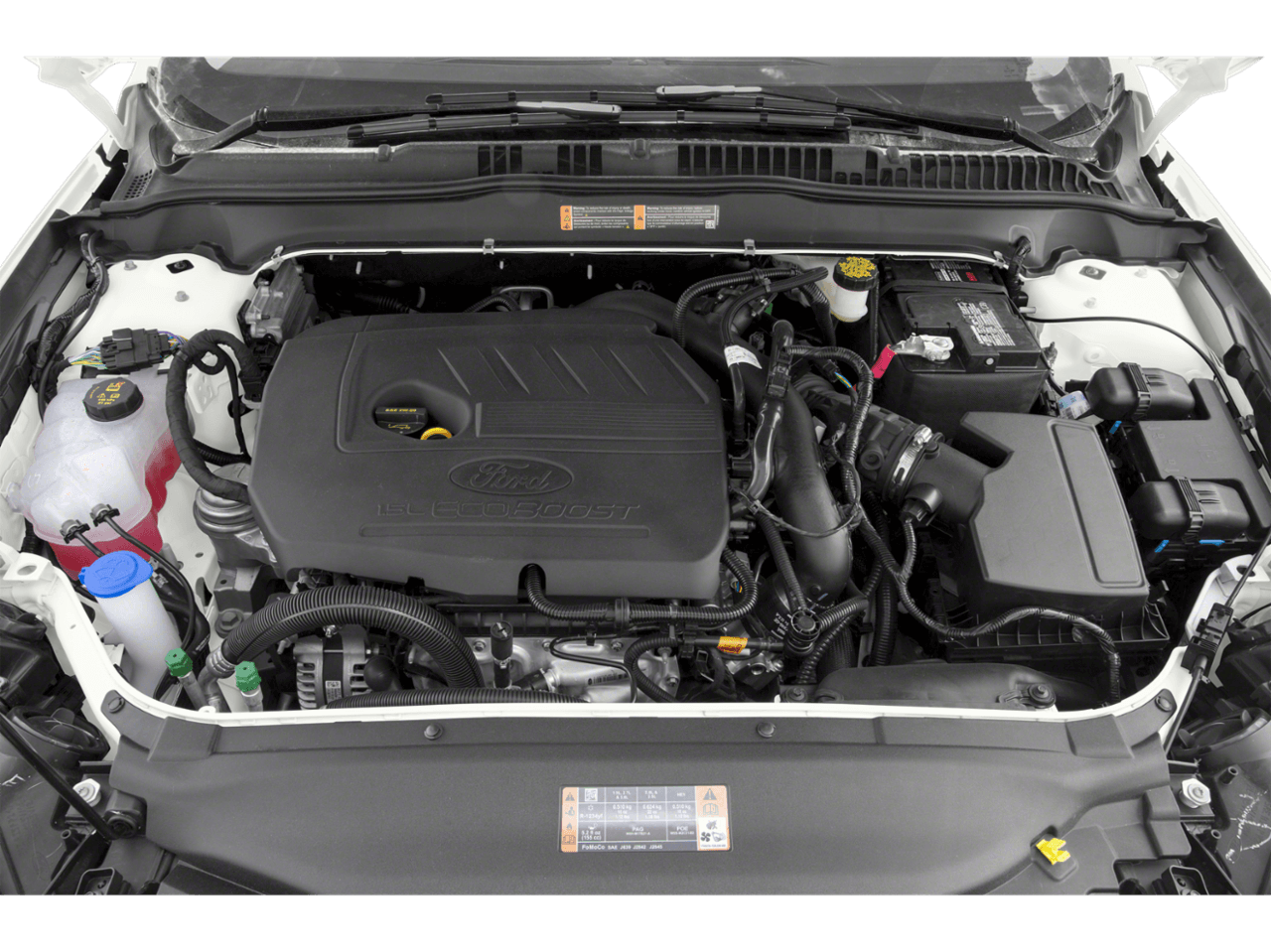 2018 Ford Fusion SE AWD - Interior Engine Shot Feature