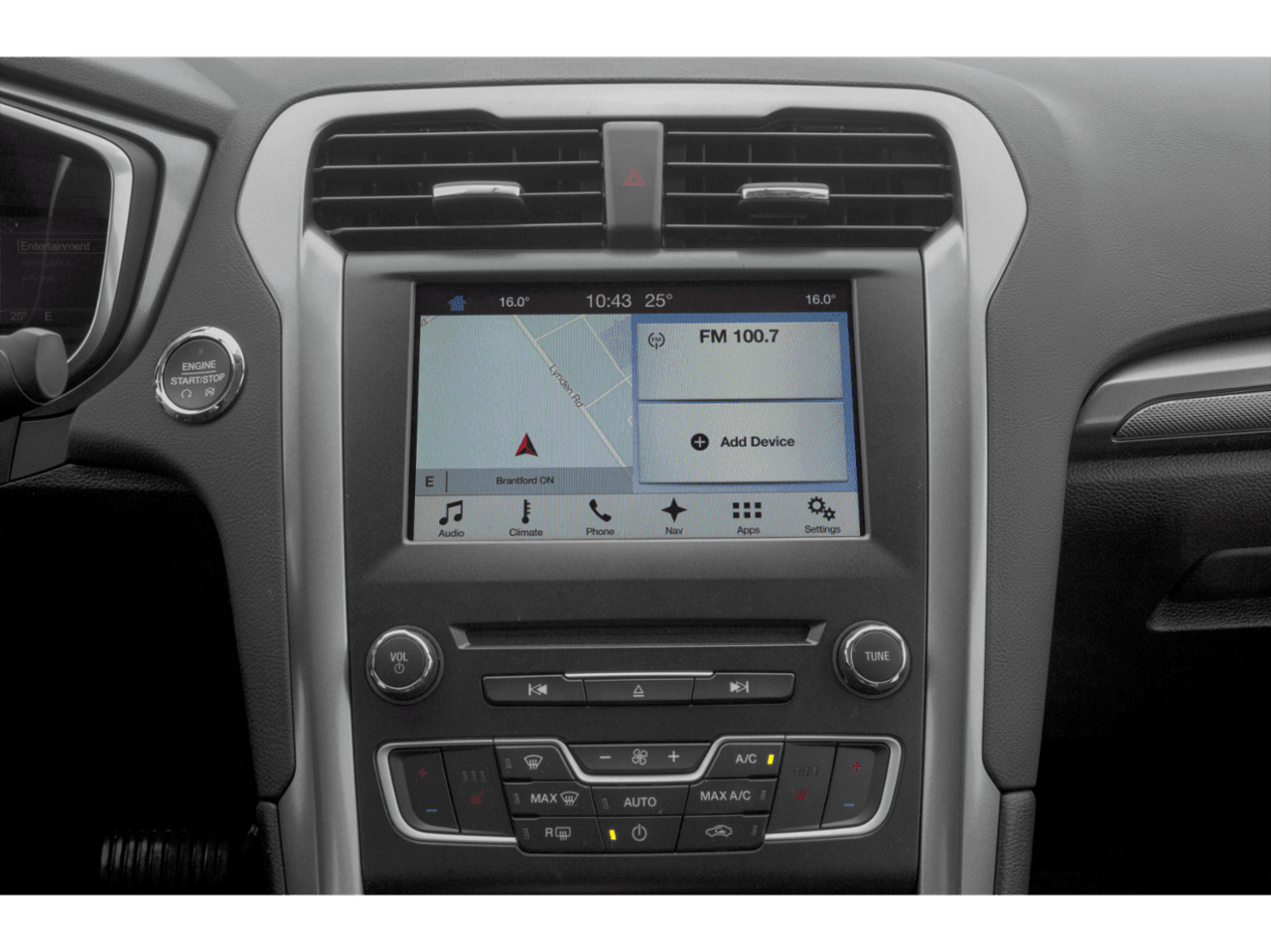 2018 Ford Fusion SE AWD - Interior Navigation System