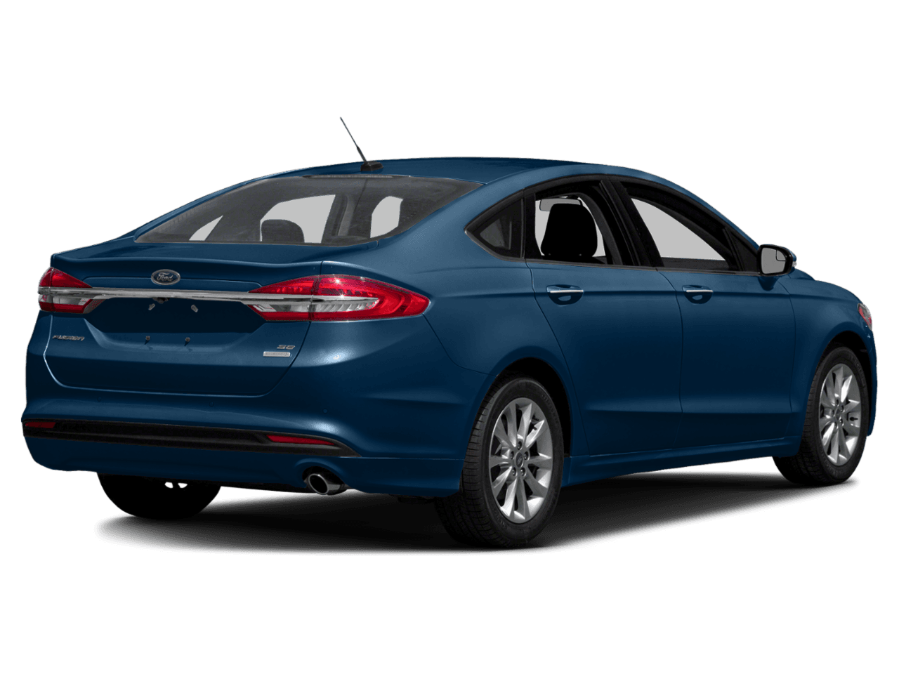2018 Ford Fusion SE AWD - Rear 3/4, facing to the right