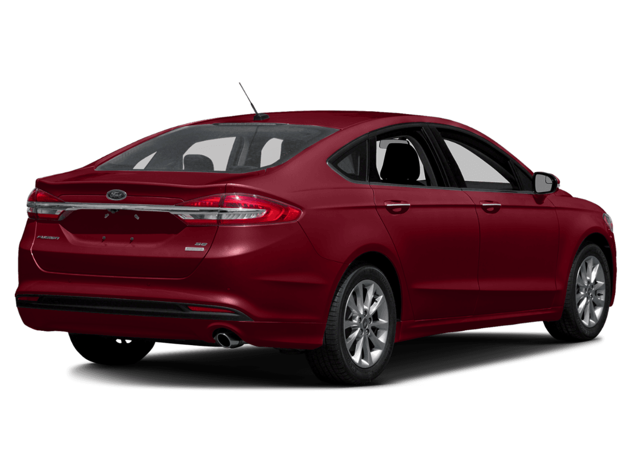 2018 Ford Fusion SE AWD - Rear 3/4, facing to the right