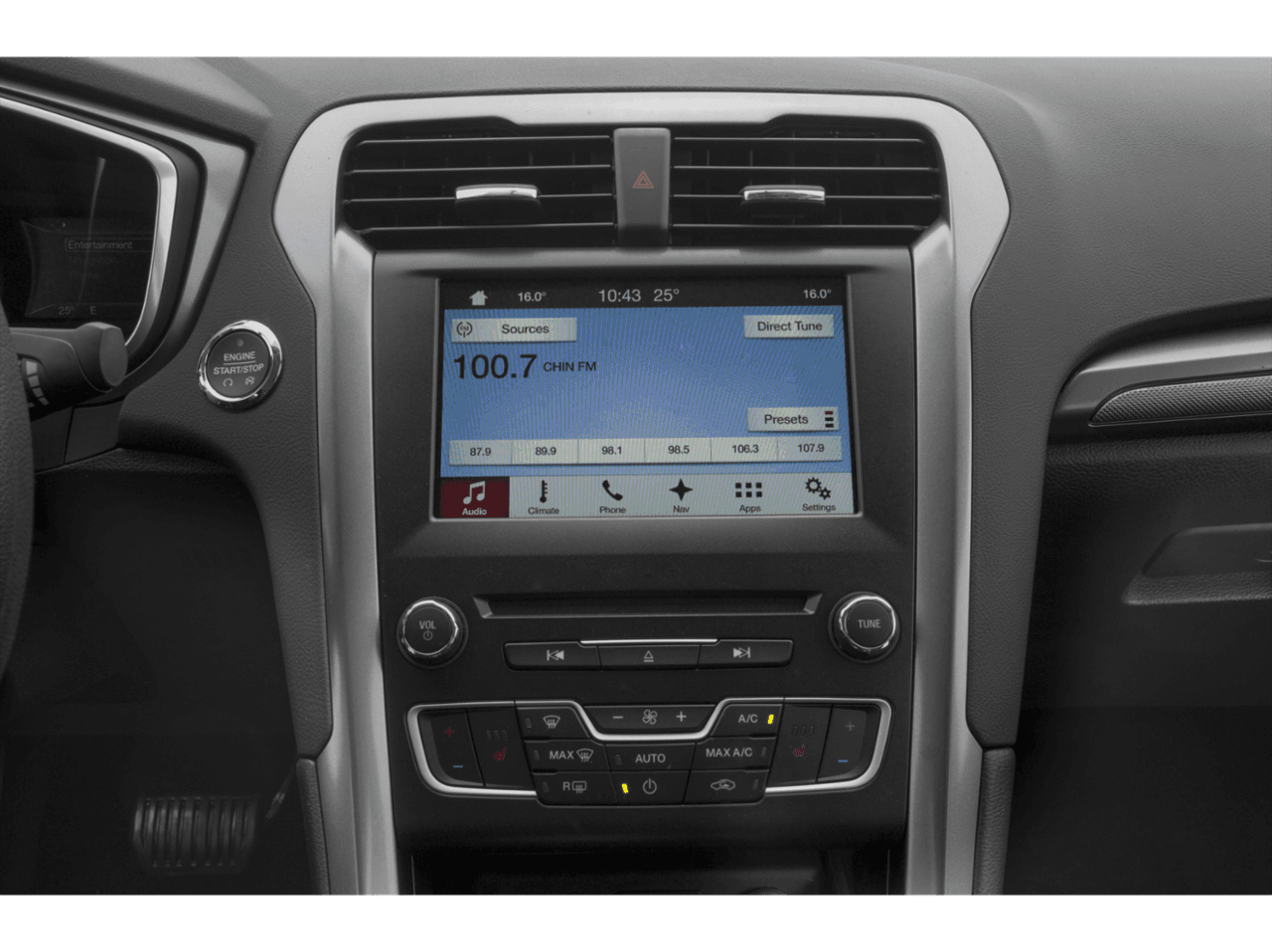 2018 Ford Fusion SE AWD - Interior Stereo System