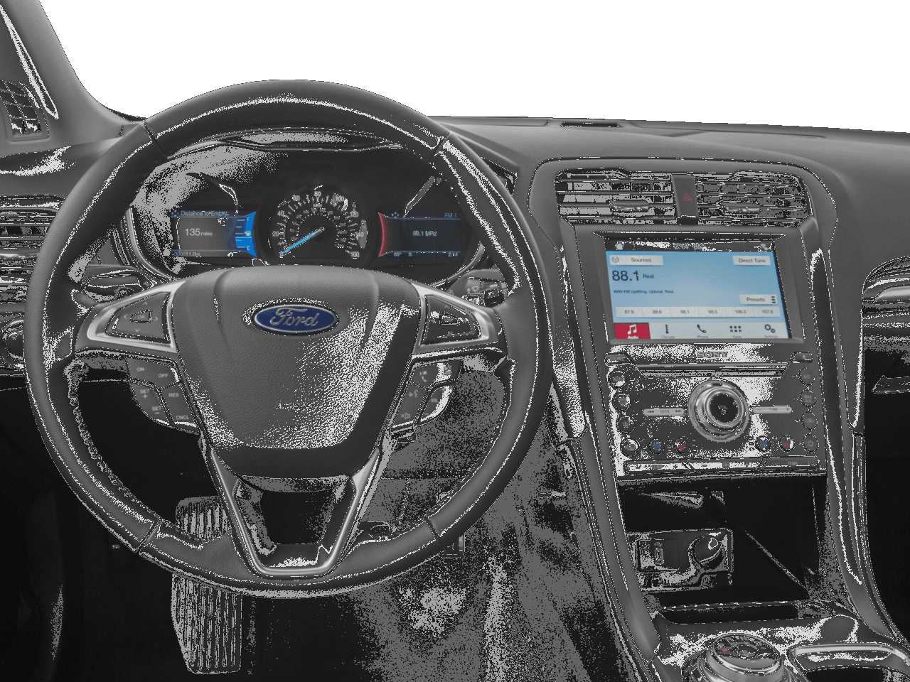 2018 Ford Fusion Titanium AWD - Interior Drivers Dash