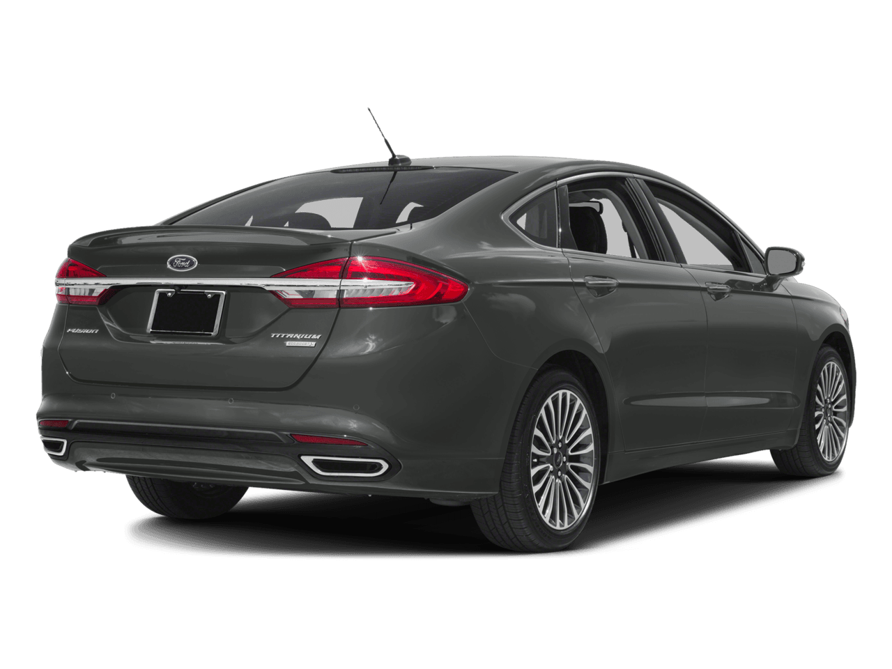 2018 Ford Fusion Titanium AWD - Rear 3/4, facing to the right