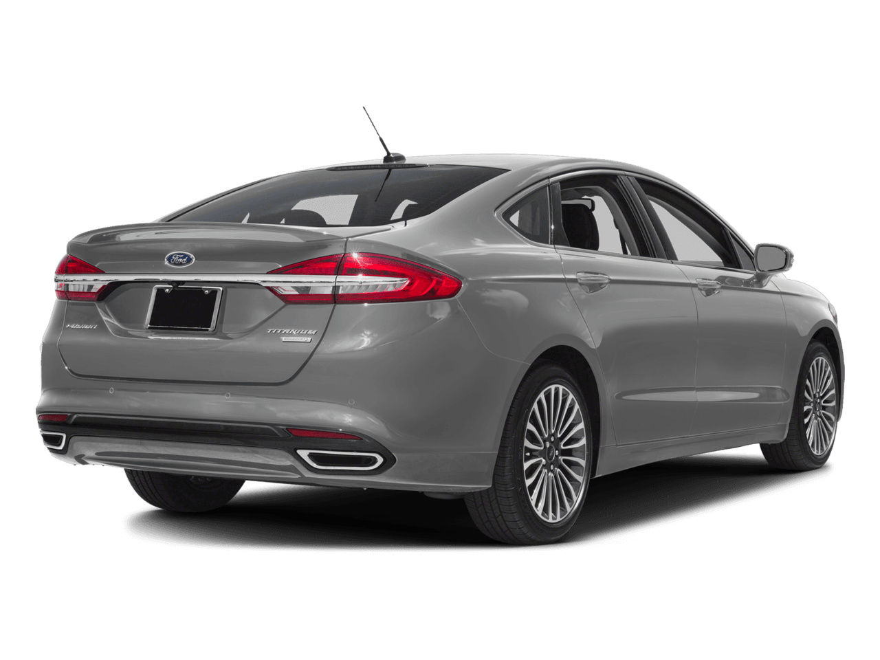 2018 Ford Fusion Titanium AWD - Rear 3/4, facing to the right