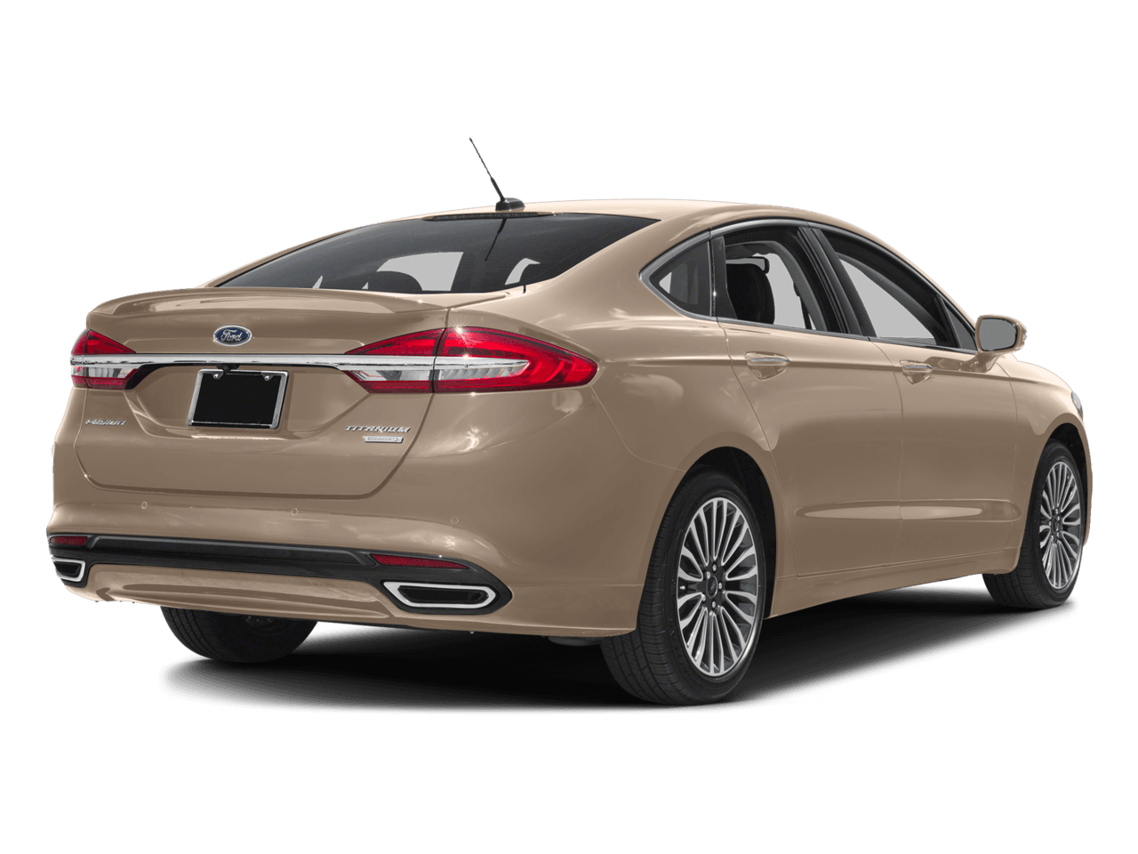 2018 Ford Fusion Titanium AWD - Rear 3/4, facing to the right