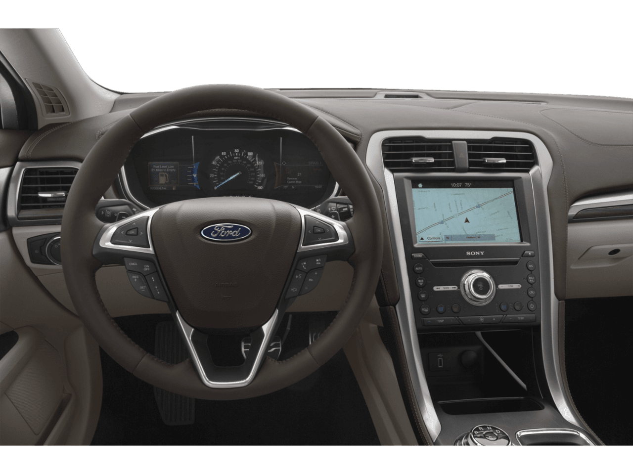 2018 Ford Fusion Platinum AWD - Interior Drivers Dash