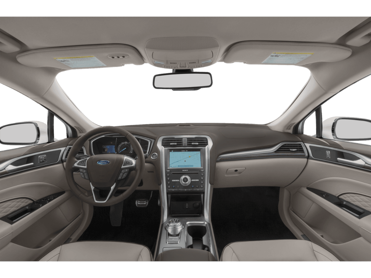 2018 Ford Fusion Platinum AWD - Interior Full Dash Basic