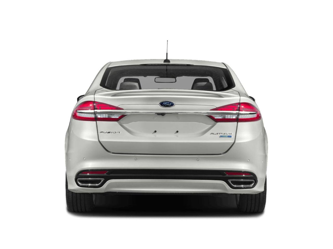 2018 Ford Fusion Platinum AWD - Rear (full)