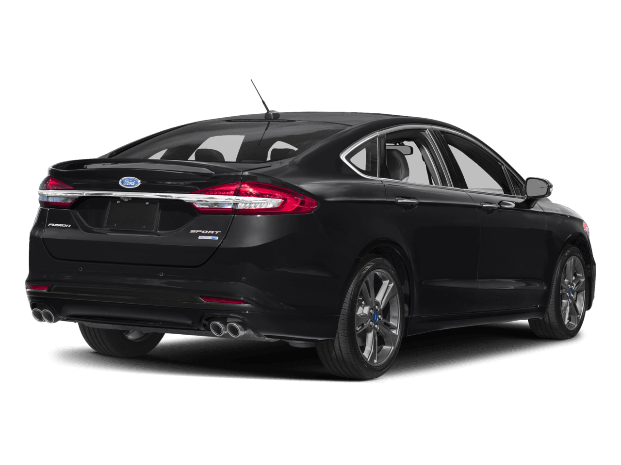 2018 Ford Fusion Sport AWD - Rear 3/4, facing to the right