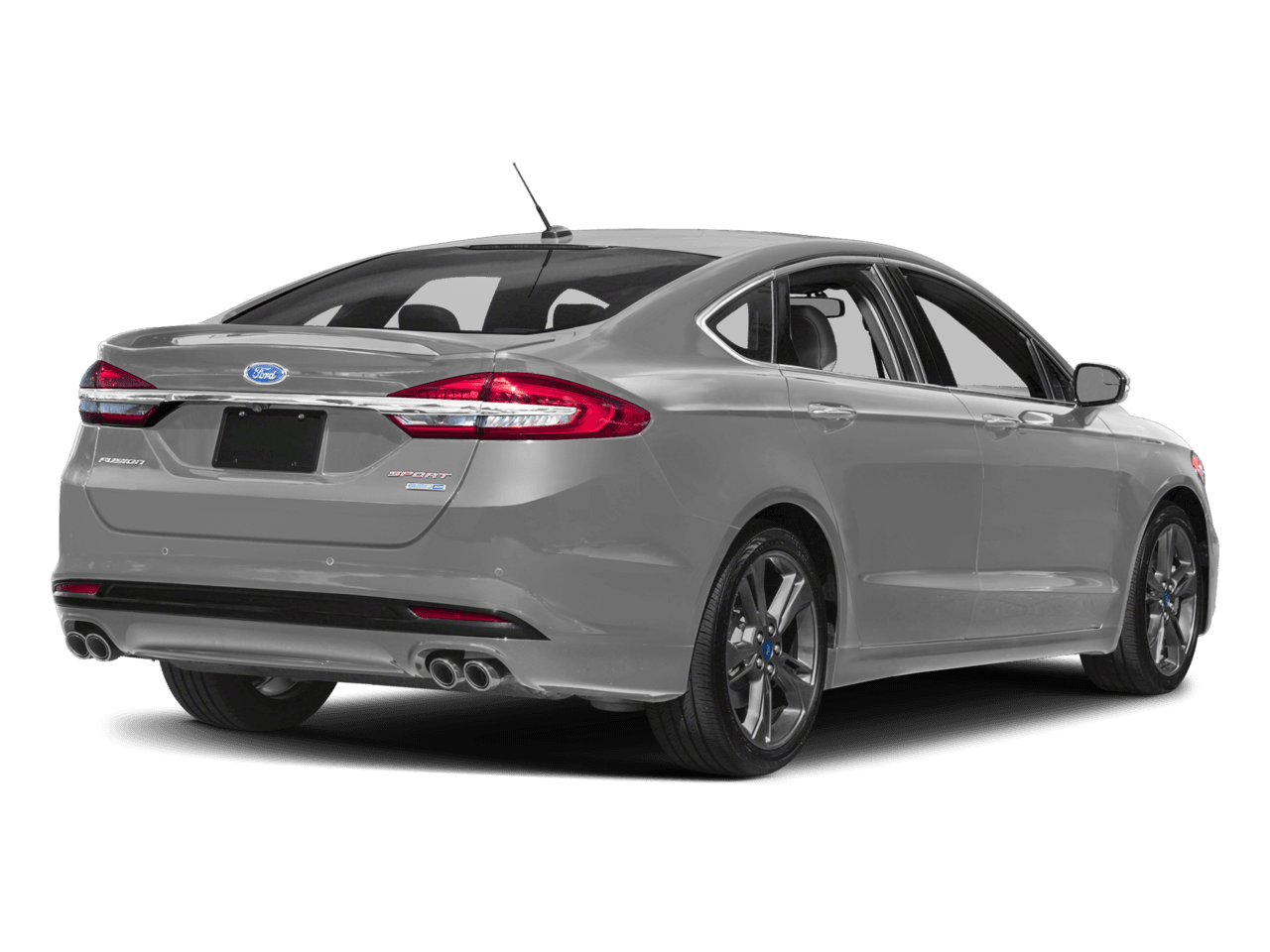 2018 Ford Fusion Sport AWD - Rear 3/4, facing to the right