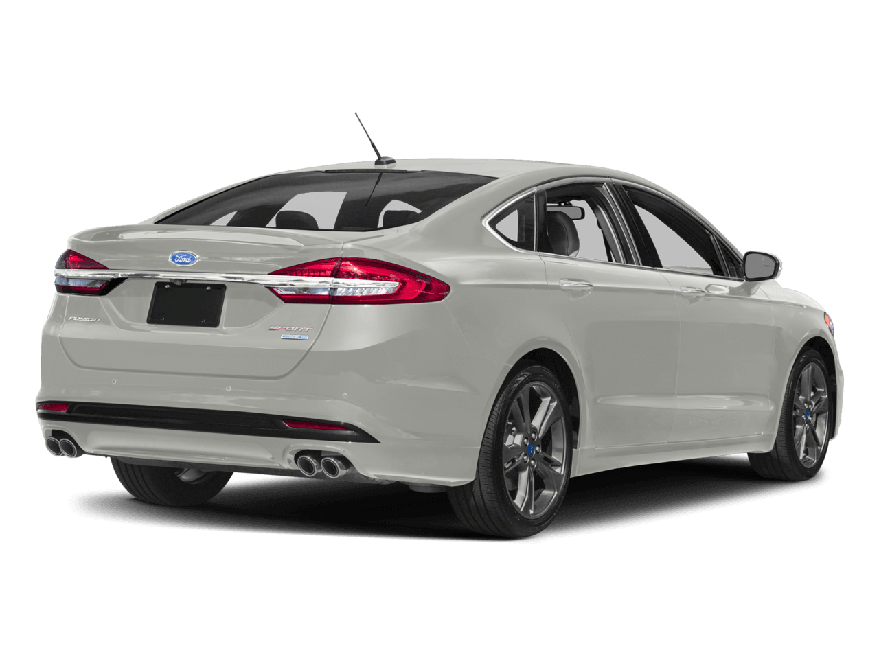 2018 Ford Fusion Sport AWD - Rear 3/4, facing to the right