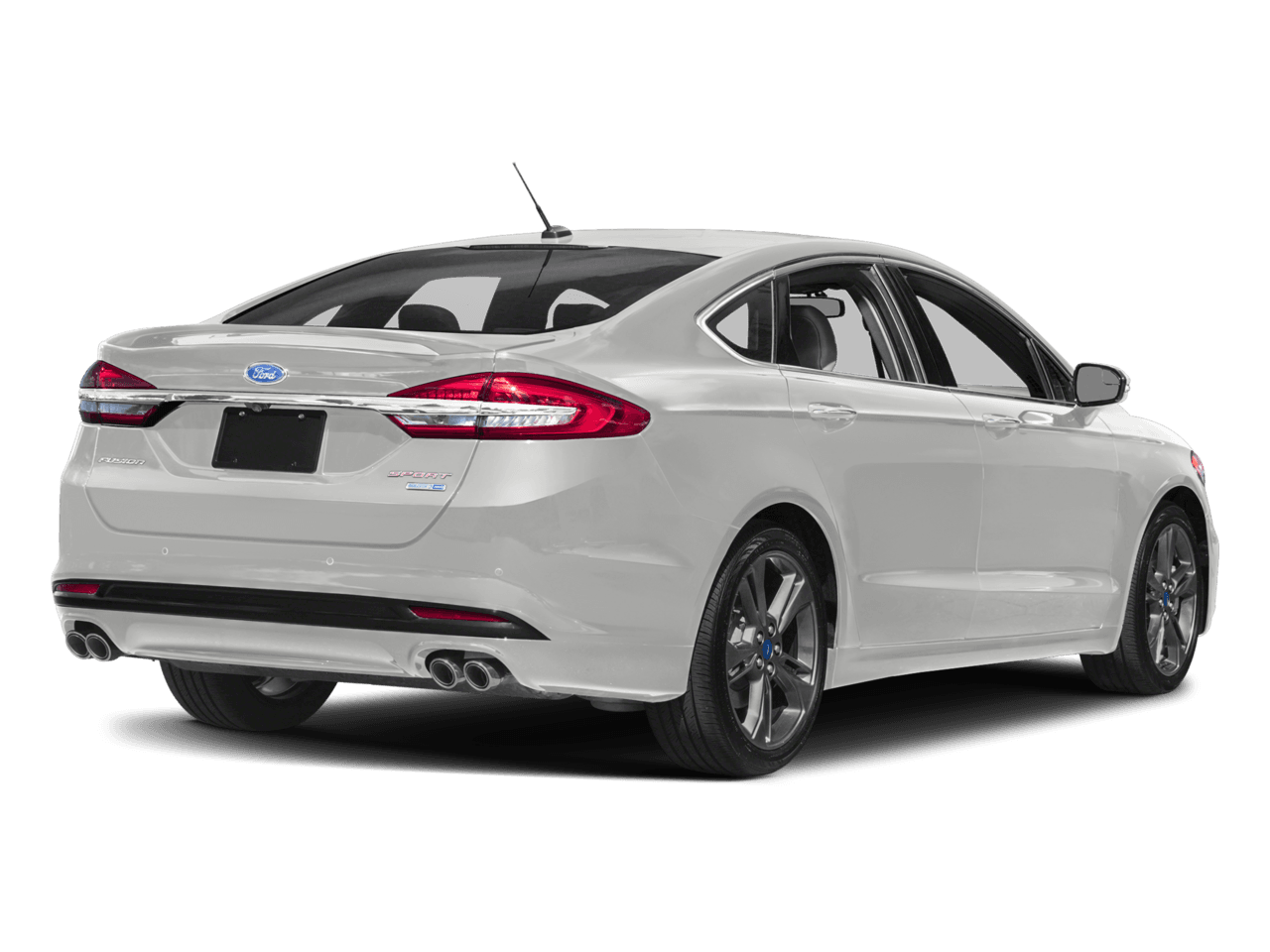 2018 Ford Fusion Sport AWD - Rear 3/4, facing to the right