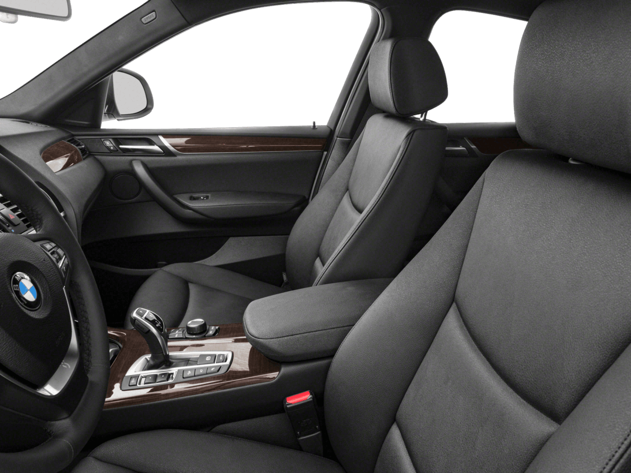 2018 BMW X4 xDrive28i - Interior Driver's Side with Door Open, Front Seat Feature