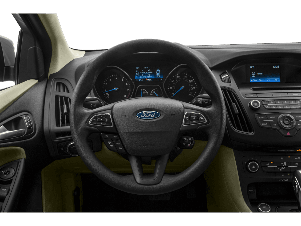 2018 Ford Focus S Sedan - Interior Drivers Dash