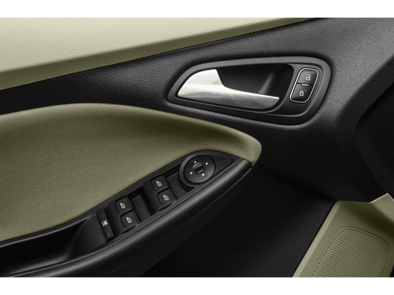 2018 Ford Focus S Sedan - Interior Driver's Door, Interior Controls Feature