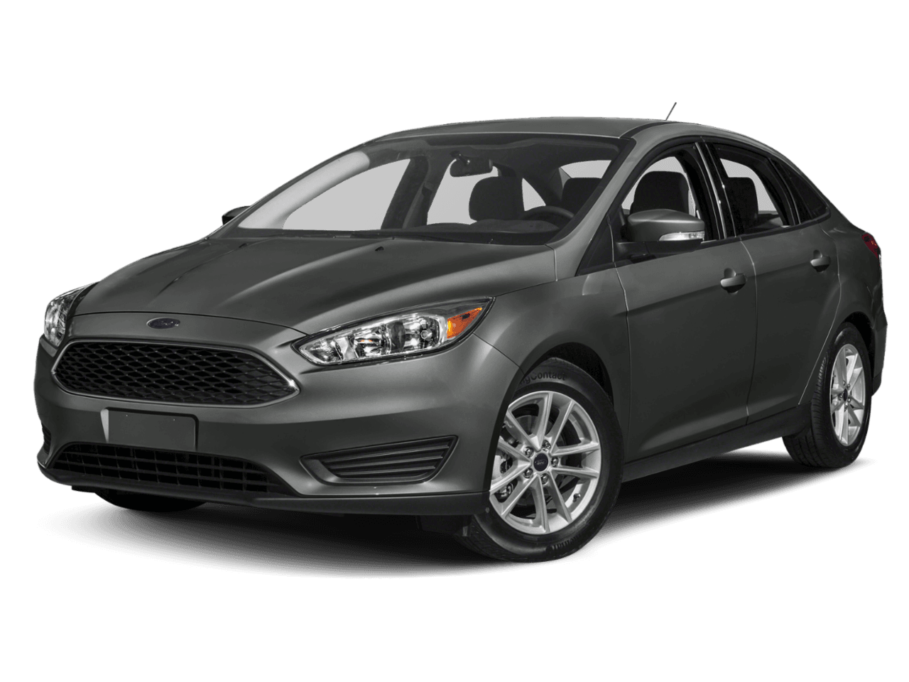 2018 Ford Focus S Sedan - Front 3/4, facing to the left