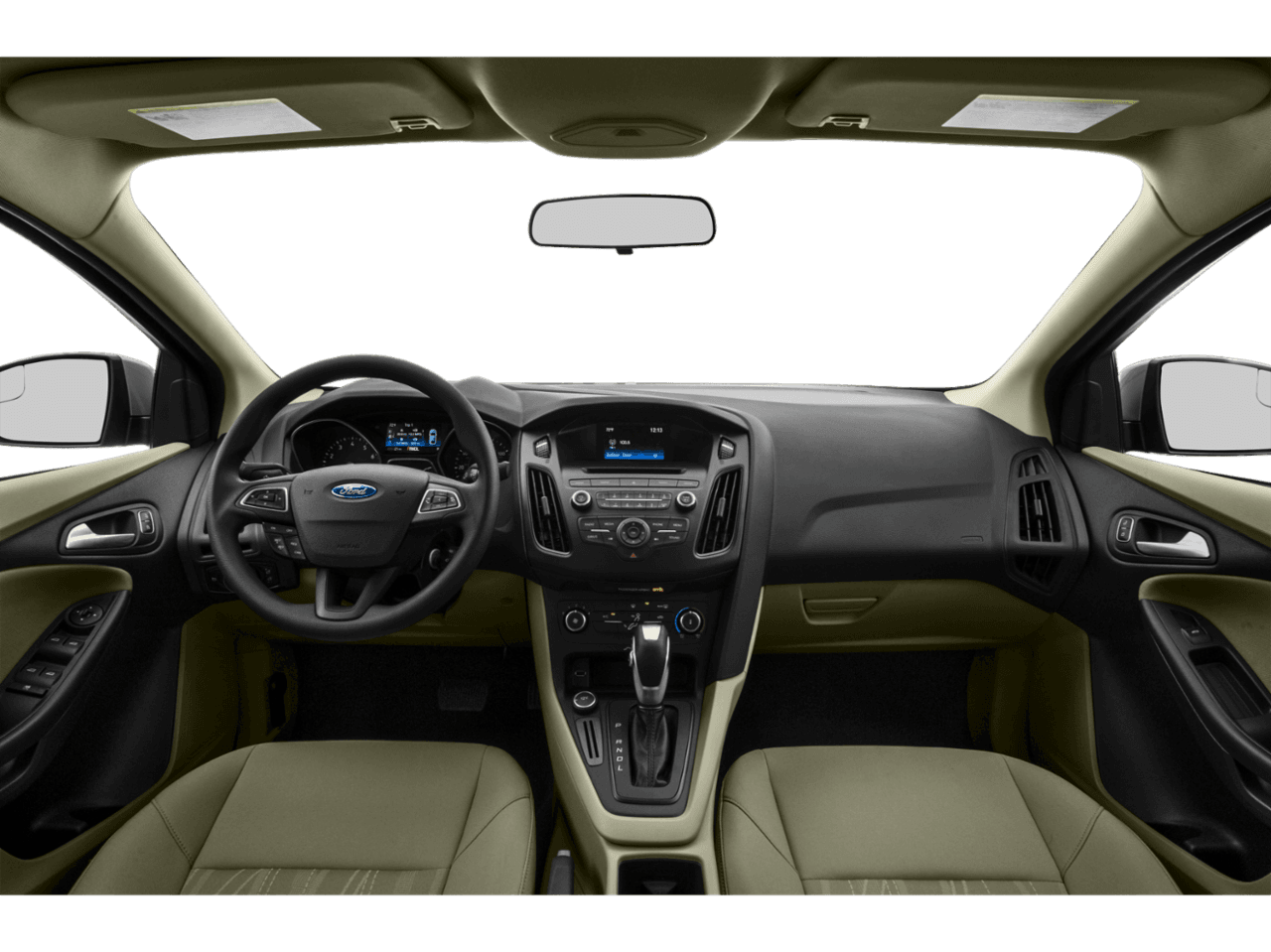 2018 Ford Focus S Sedan - Interior Full Dash Basic