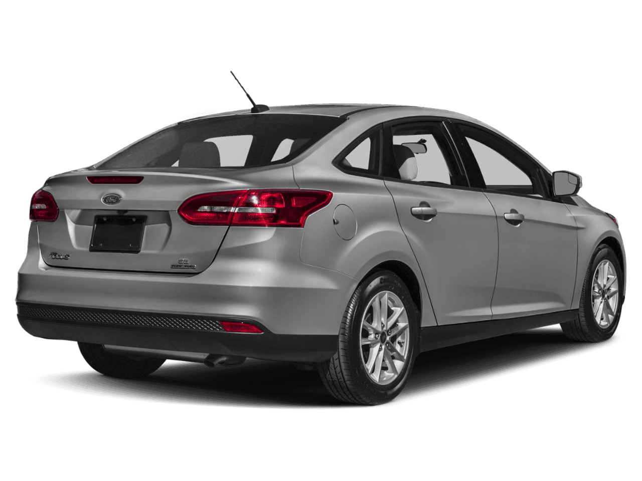 2018 Ford Focus S Sedan - Rear 3/4, facing to the right