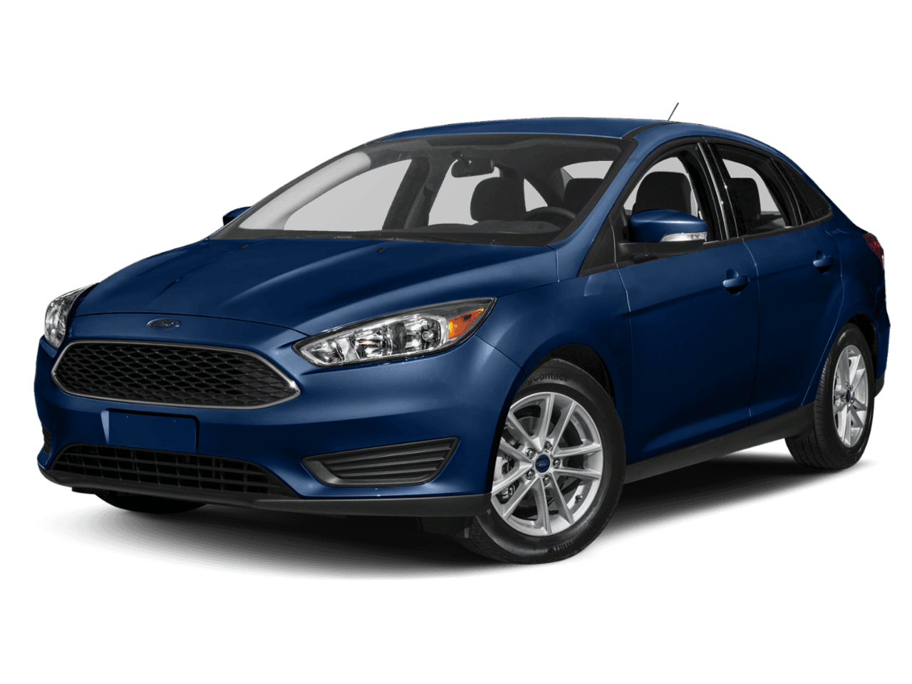 2018 Ford Focus SE Sedan - Front 3/4, facing to the left