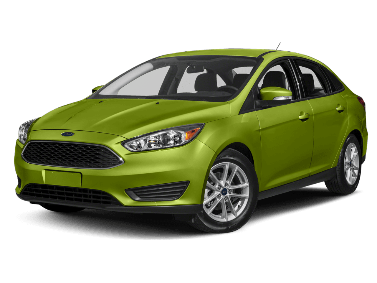 2018 Ford Focus SE Sedan - Front 3/4, facing to the left