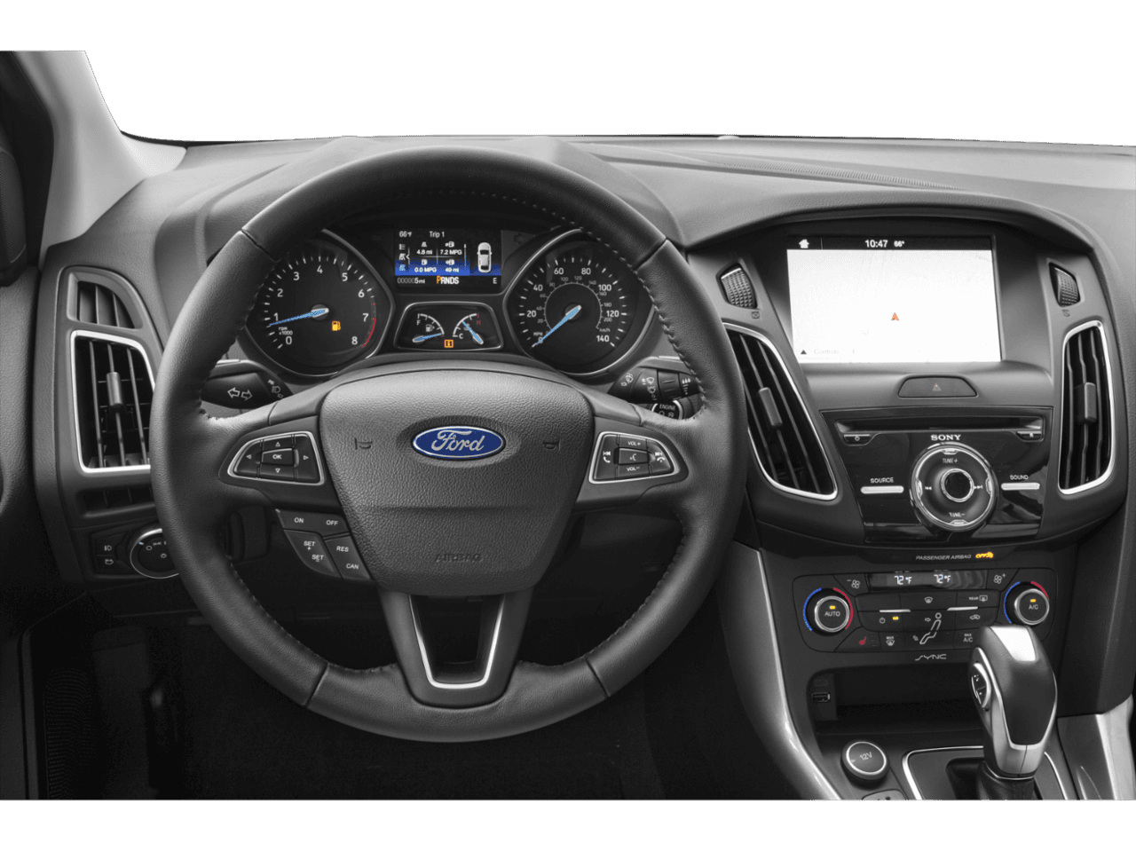 2018 Ford Focus Titanium Sedan - Interior Drivers Dash
