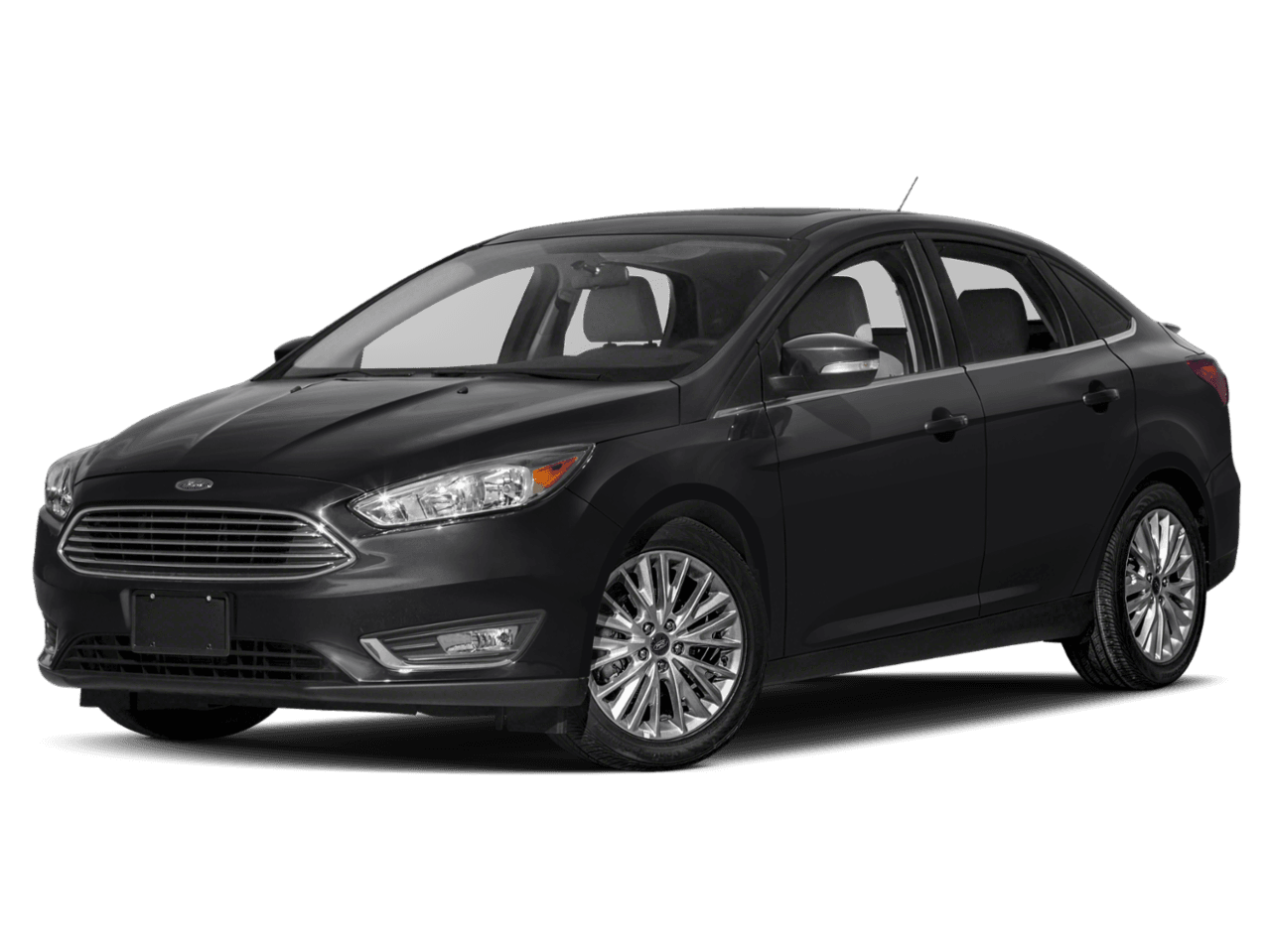 2018 Ford Focus Titanium Sedan - Front 3/4, facing to the left