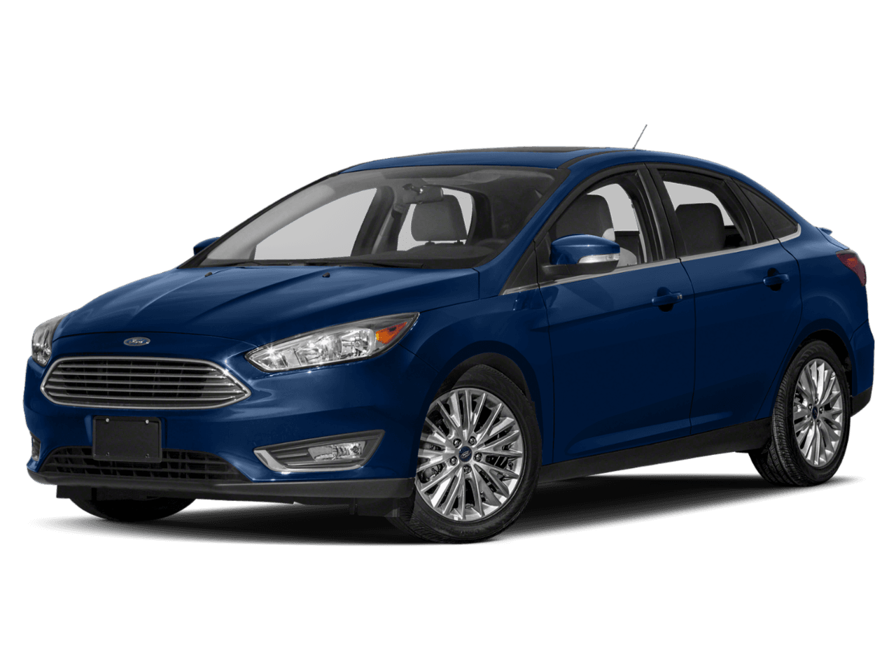 2018 Ford Focus Titanium Sedan - Front 3/4, facing to the left