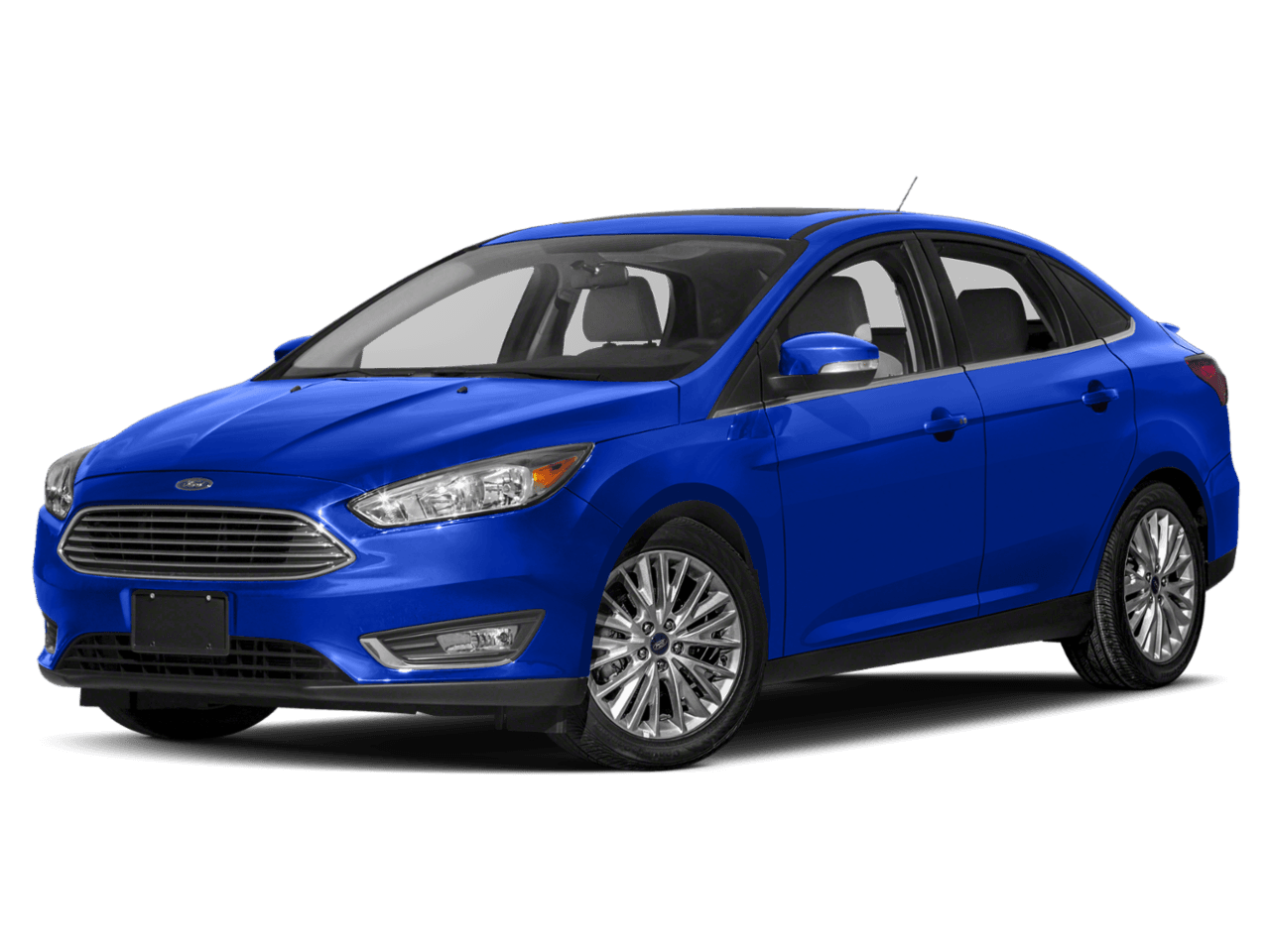 2018 Ford Focus Titanium Sedan - Front 3/4, facing to the left