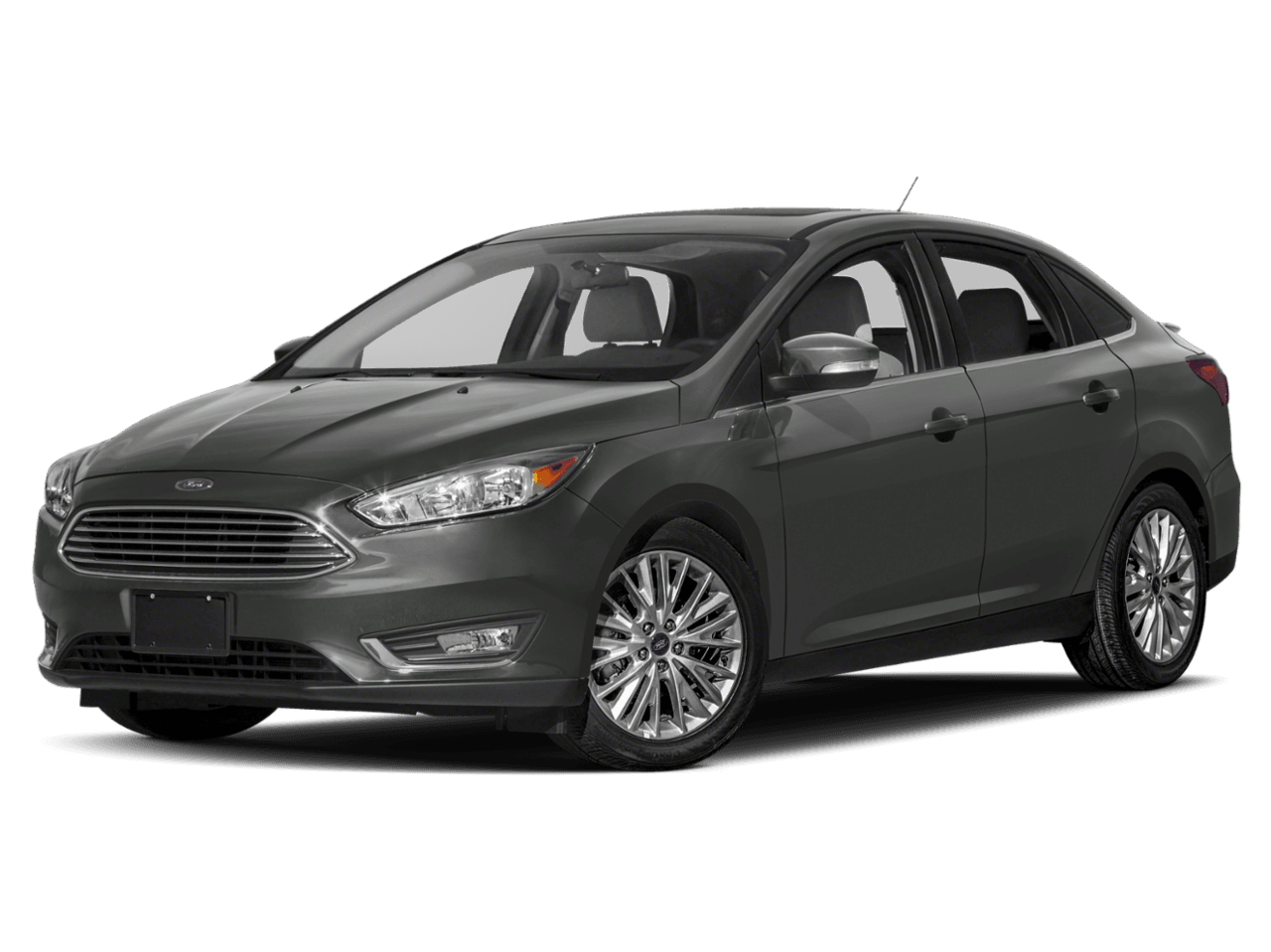 2018 Ford Focus Titanium Sedan - Front 3/4, facing to the left