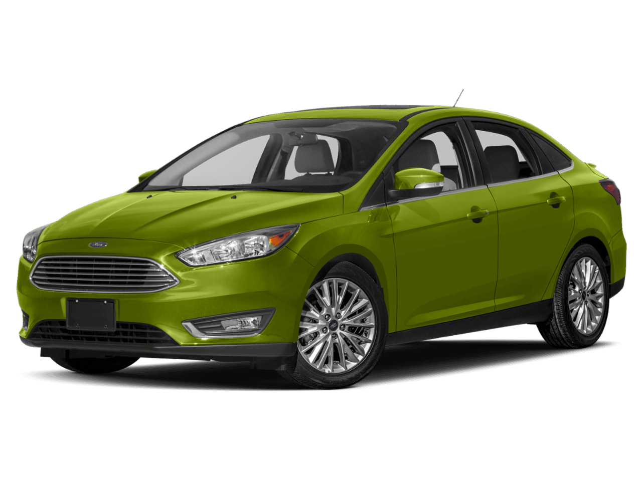 2018 Ford Focus Titanium Sedan - Front 3/4, facing to the left