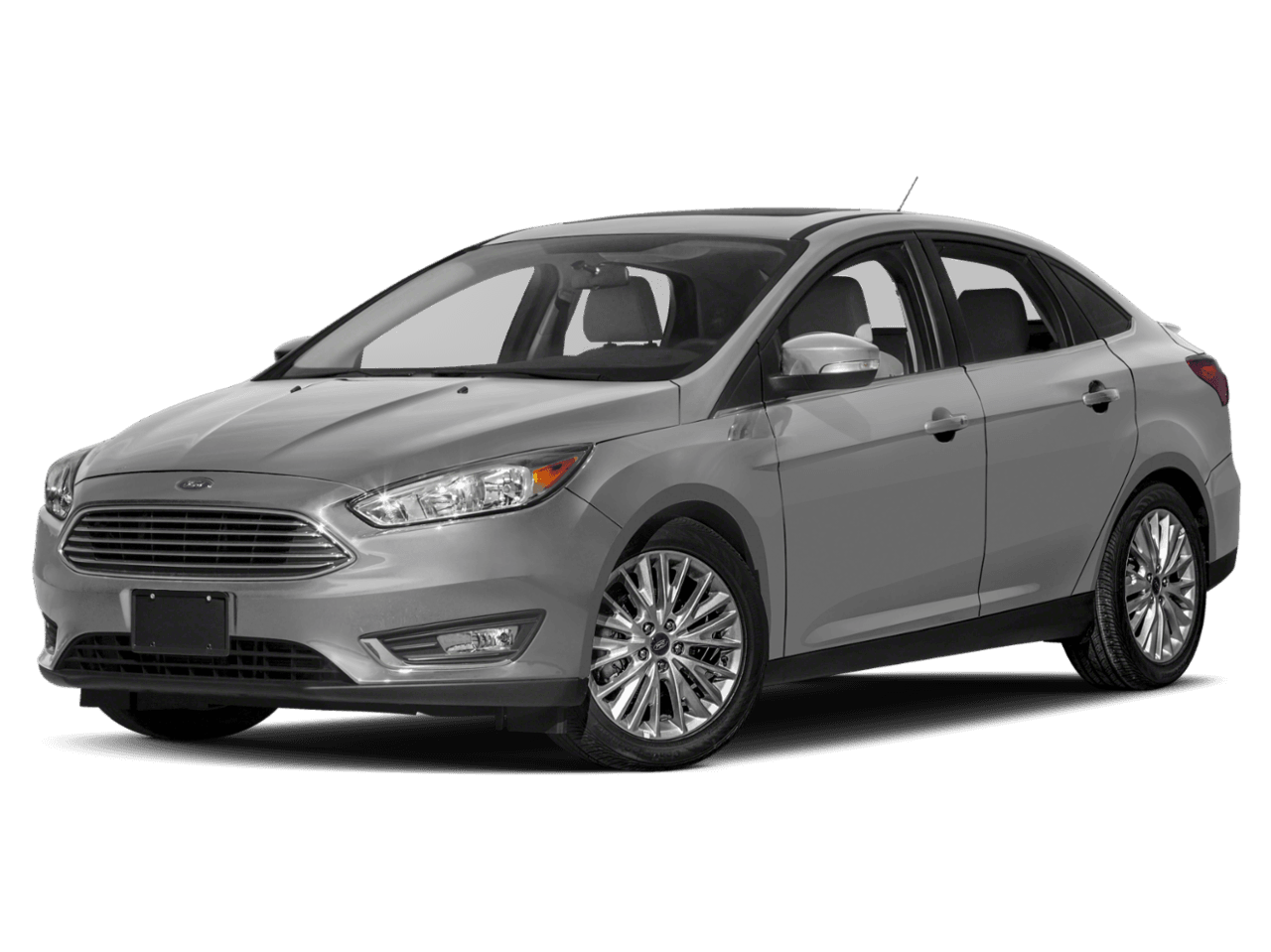 2018 Ford Focus Titanium Sedan - Front 3/4, facing to the left