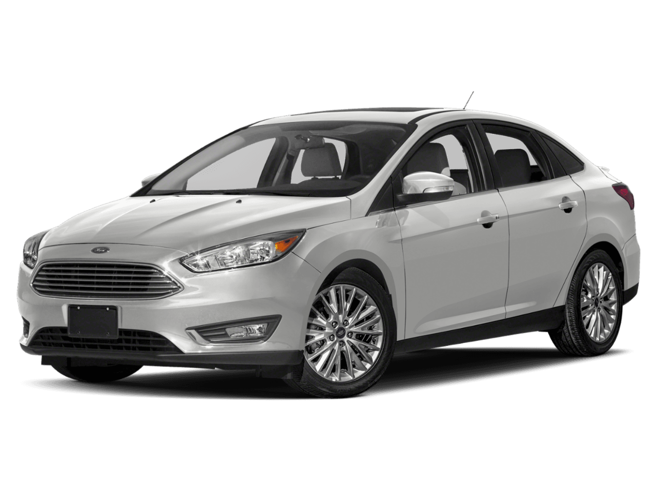 2018 Ford Focus Titanium Sedan - Front 3/4, facing to the left