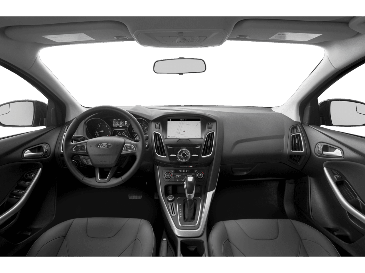 2018 Ford Focus Titanium Sedan - Interior Full Dash Basic