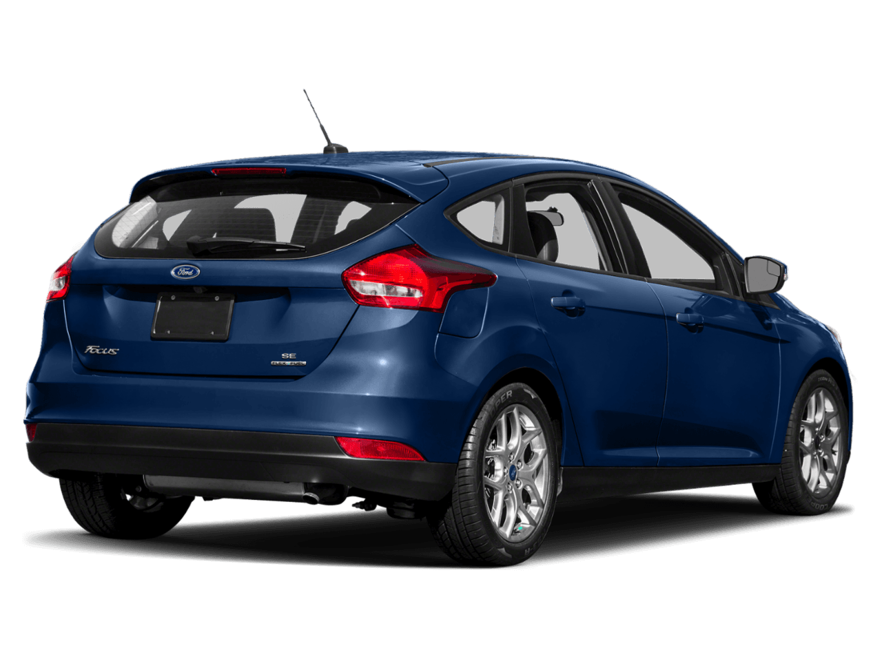 2018 Ford Focus SEL Hatch - Rear 3/4, facing to the right
