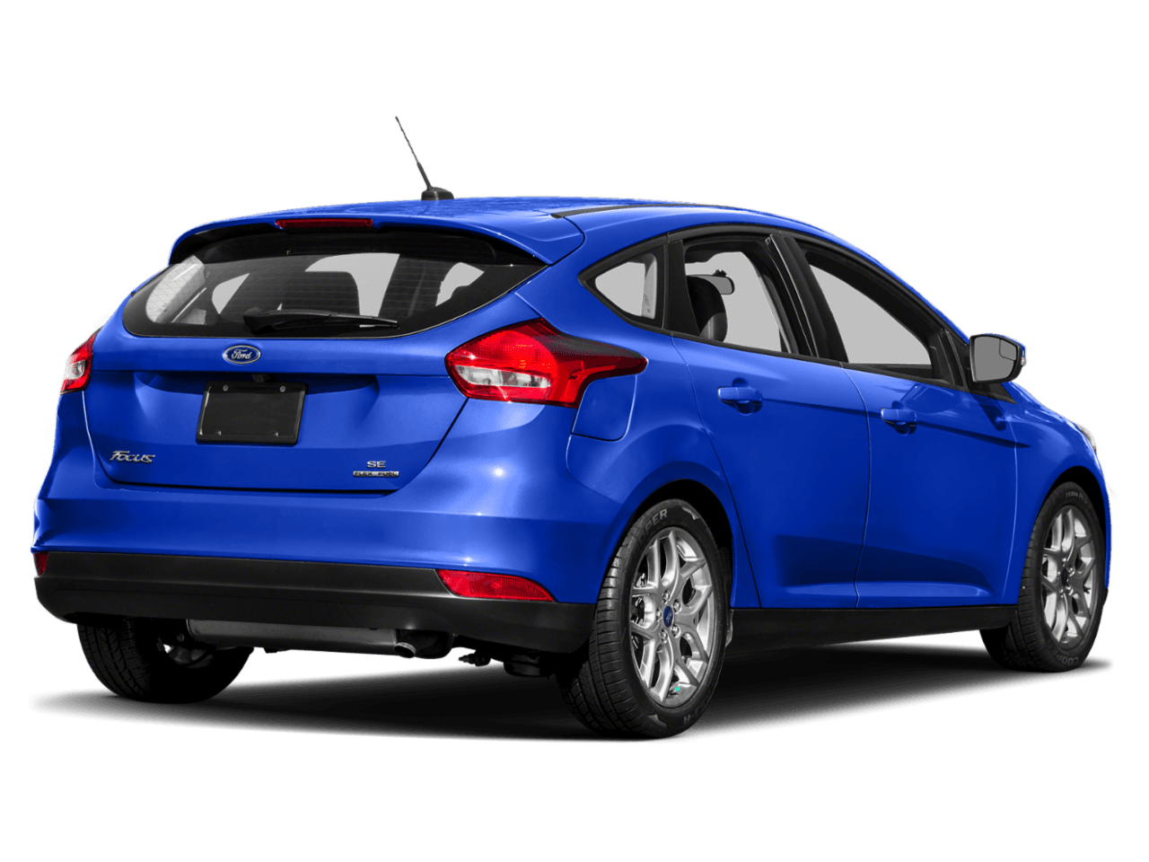 2018 Ford Focus SEL Hatch - Rear 3/4, facing to the right