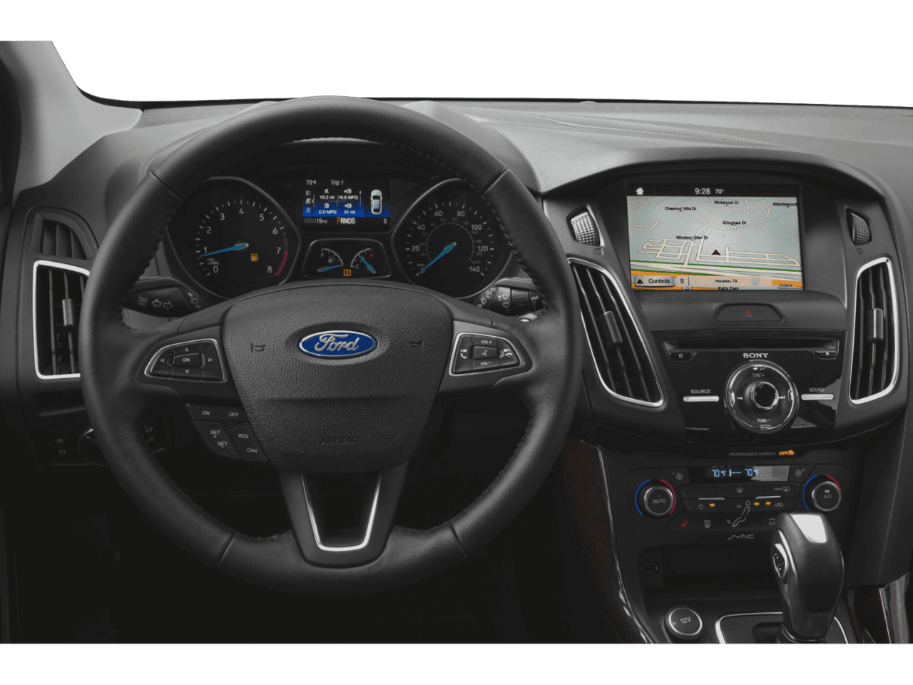 2018 Ford Focus Titanium Hatch - Interior Drivers Dash