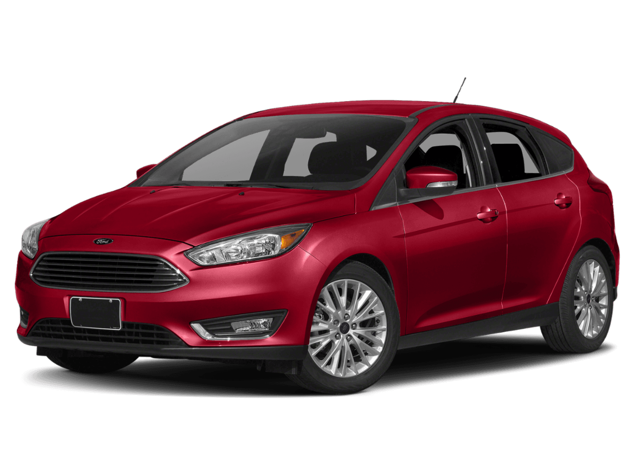2018 Ford Focus Titanium Hatch - Front 3/4, facing to the left