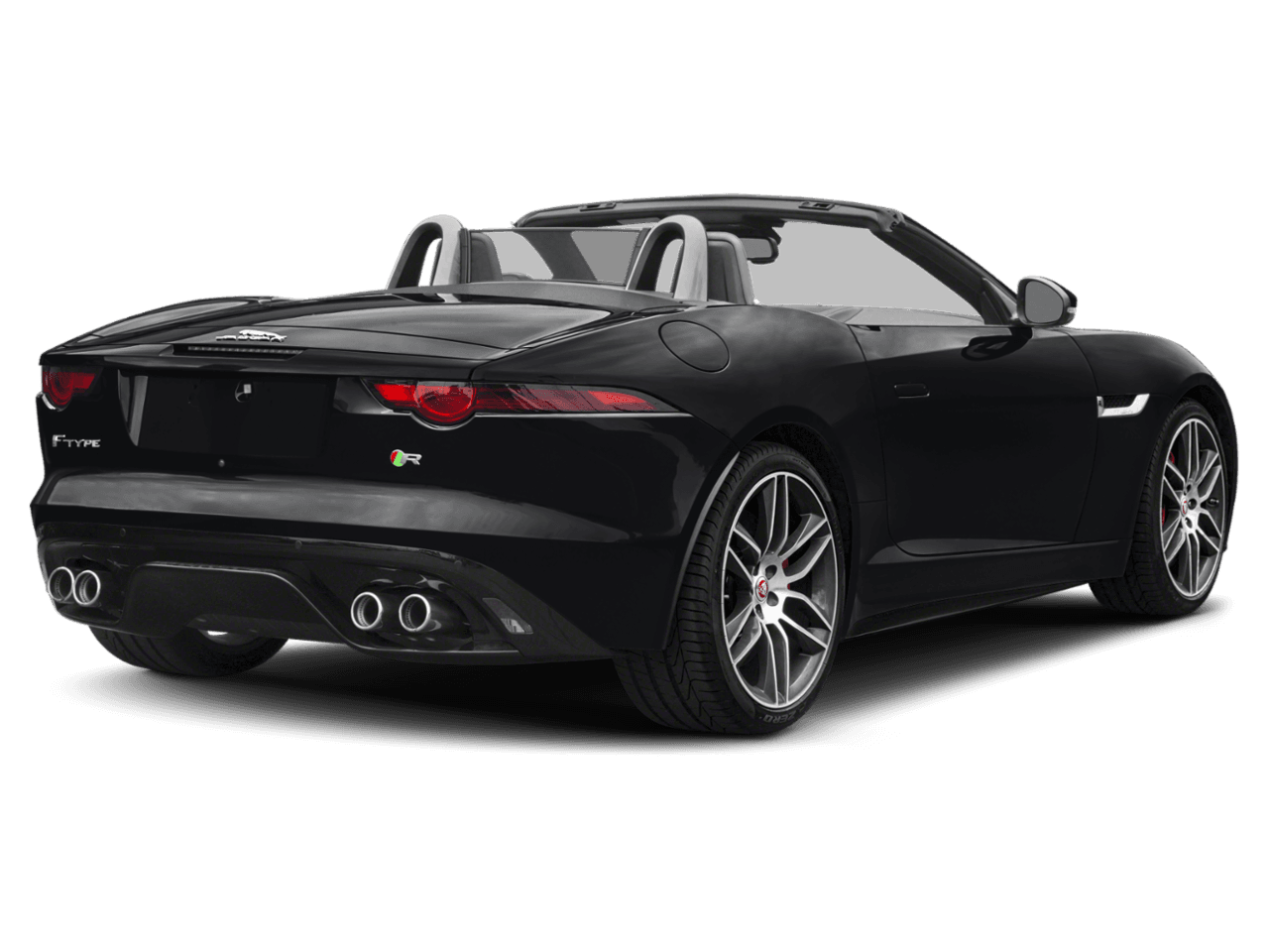 2018 Jaguar F-TYPE 380HP - Rear 3/4, facing to the right