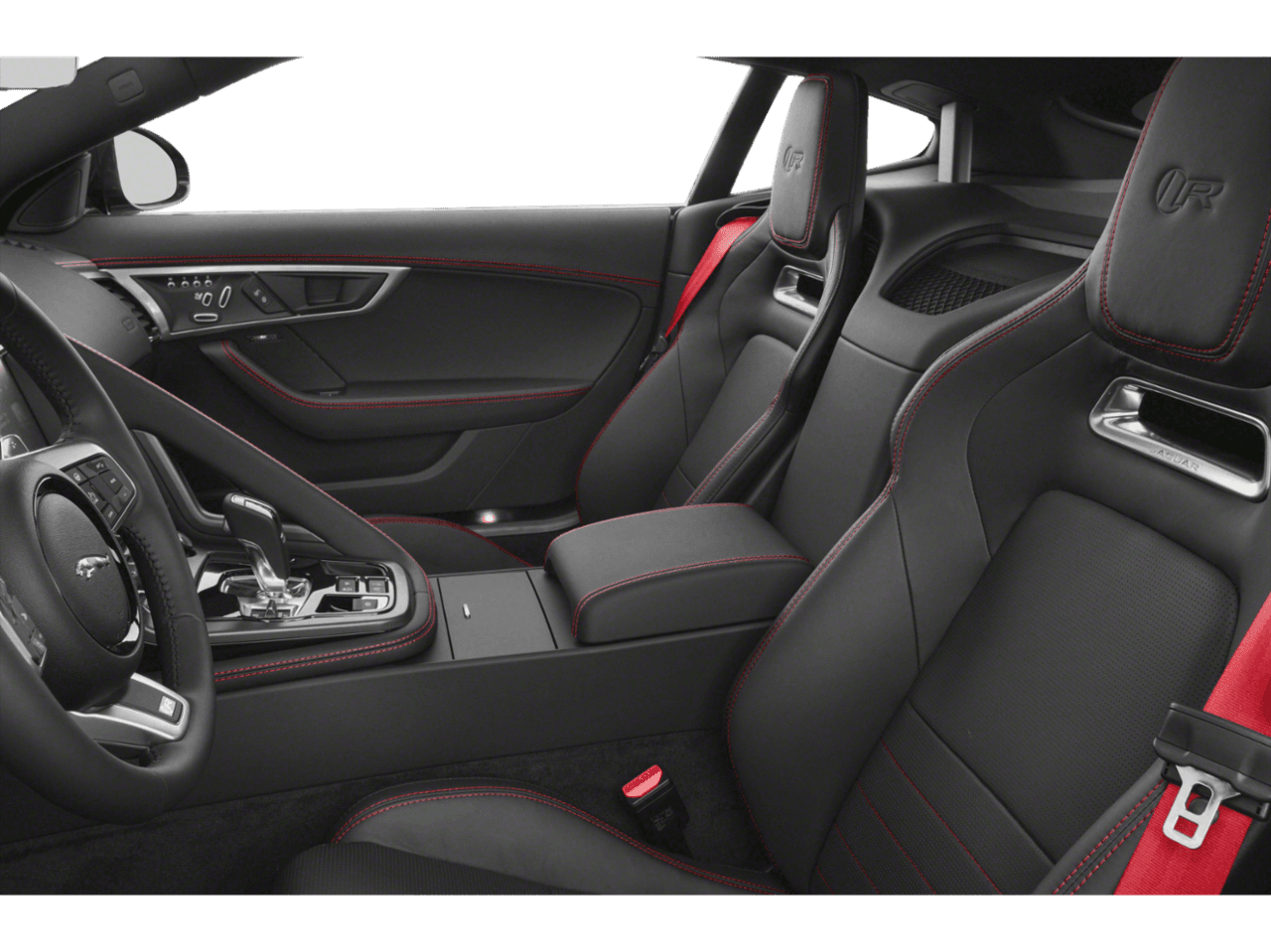 2018 Jaguar F-TYPE R - Interior Driver's Side with Door Open, Front Seat Feature