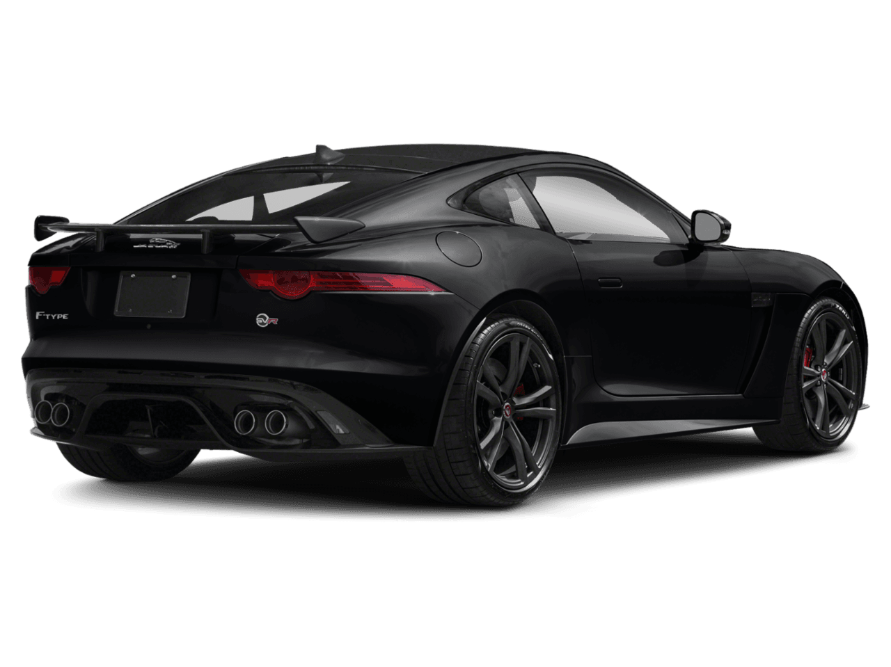 2018 Jaguar F-TYPE SVR - Rear 3/4, facing to the right