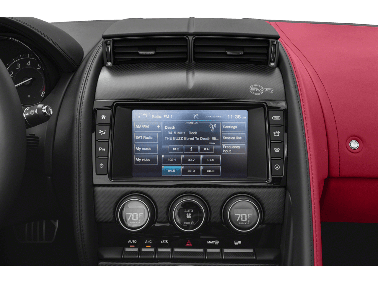 2018 Jaguar F-TYPE SVR - Interior Stereo System