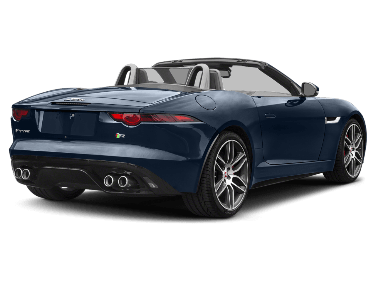 2018 Jaguar F-TYPE R-Dynamic - Rear 3/4, facing to the right