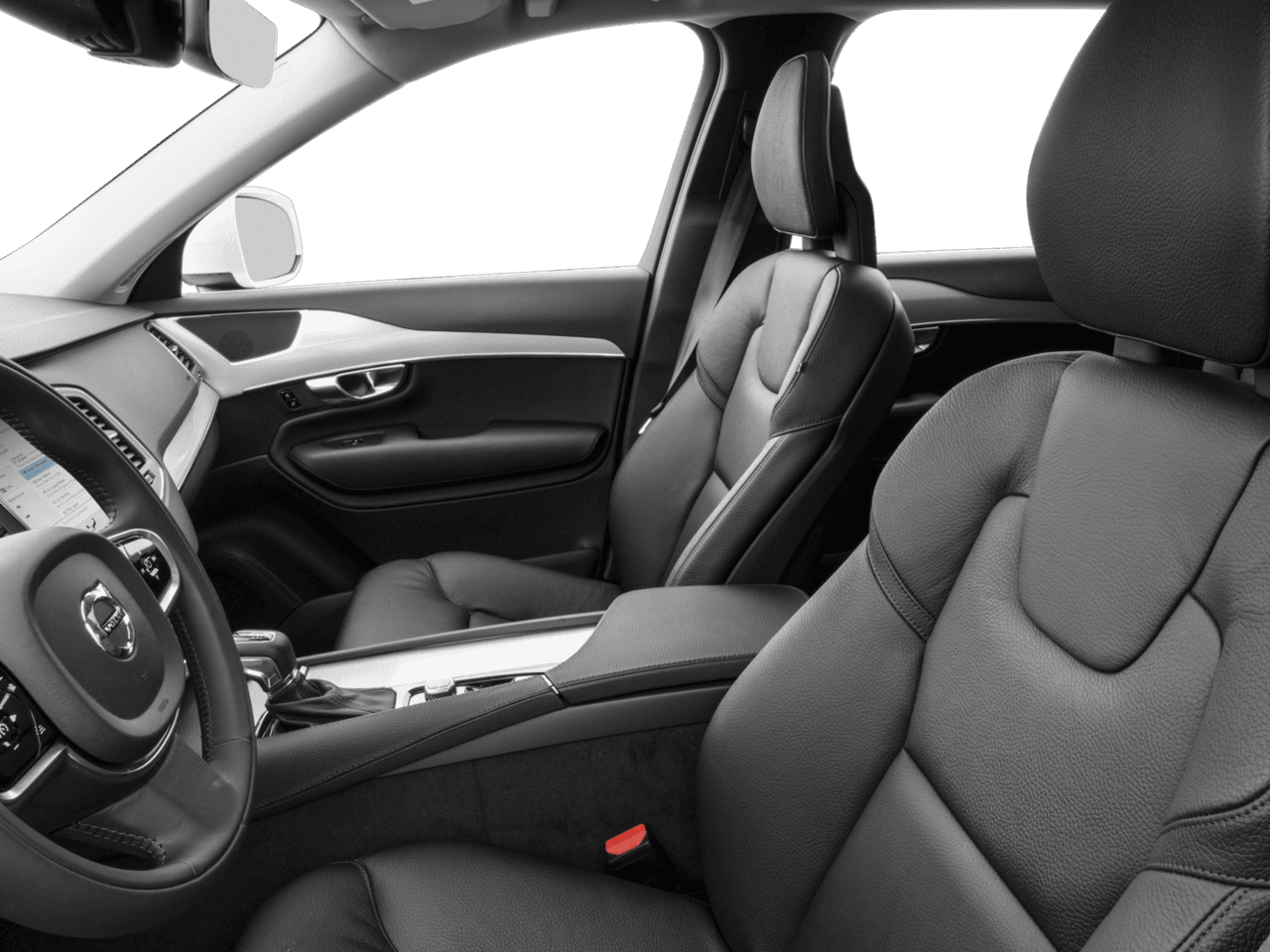 2018 Volvo XC90 Momentum - Interior Driver's Side with Door Open, Front Seat Feature