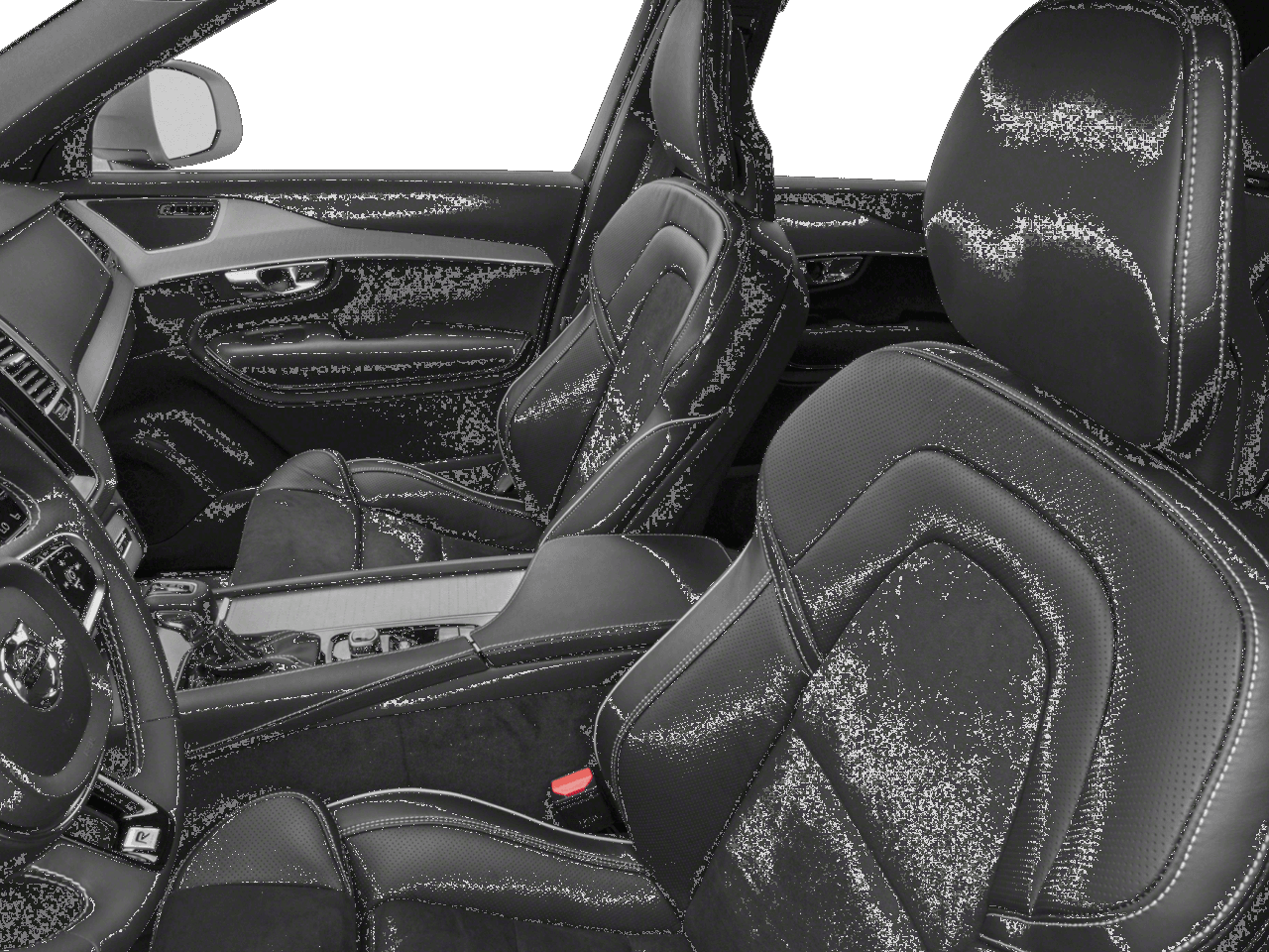 2018 Volvo XC90 R-Design - Interior Driver's Side with Door Open, Front Seat Feature