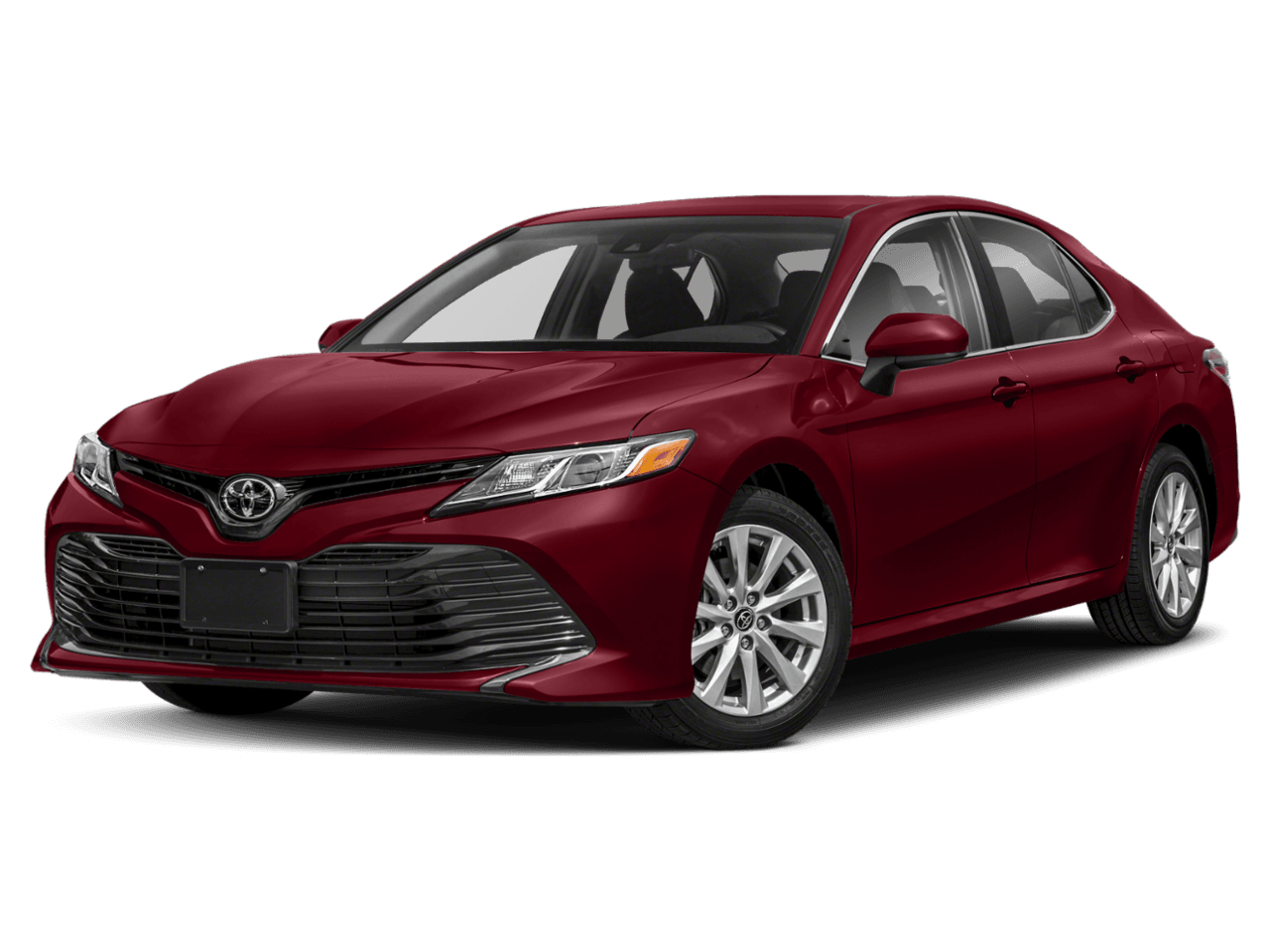 2018 Toyota Camry LE - Front 3/4, facing to the left