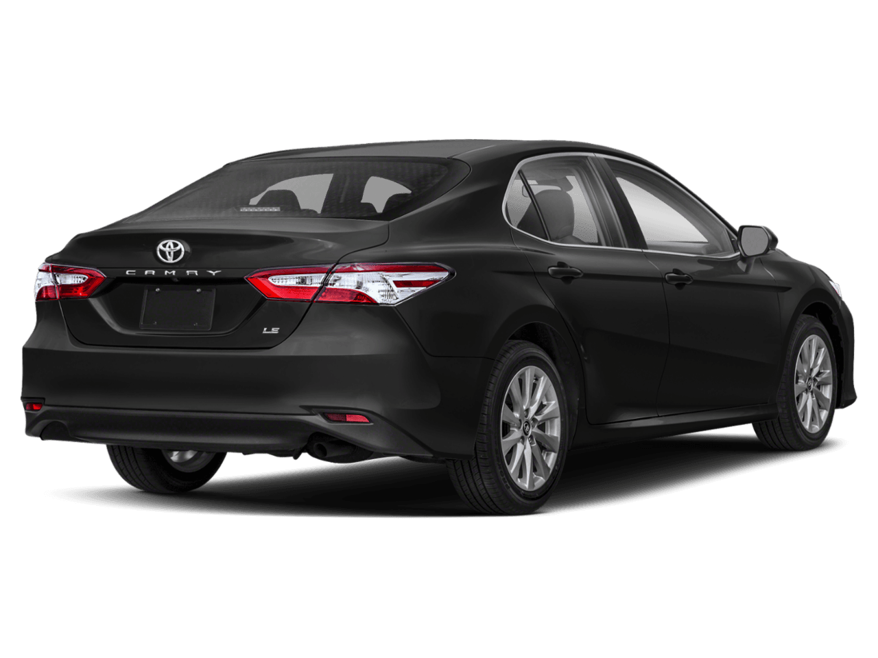 2018 Toyota Camry LE - Rear 3/4, facing to the right